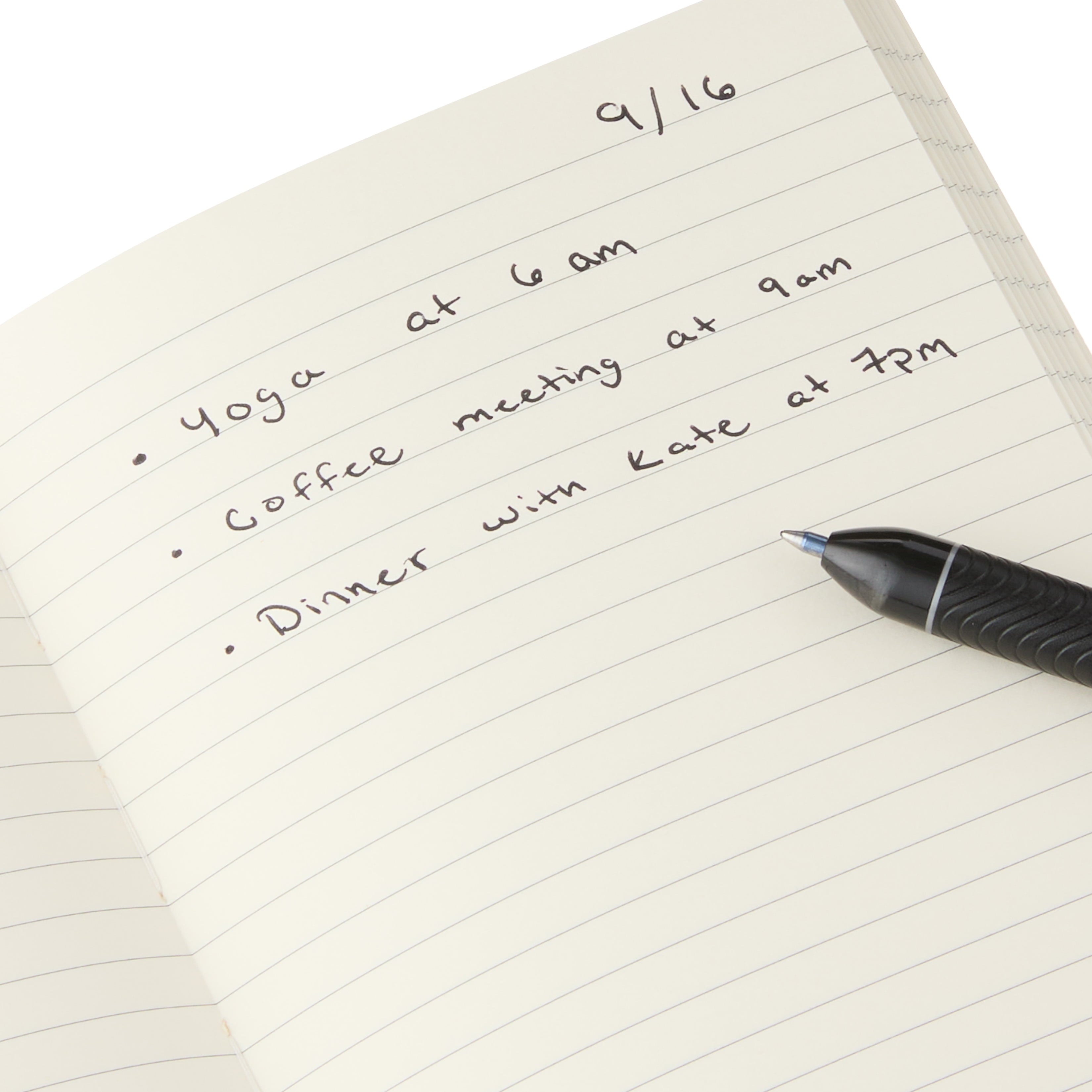 (2 pack) Poly Notebooks, Black & White, 5.75" x 4.2", 80 Ruled Pages, 2 Count - Image 4