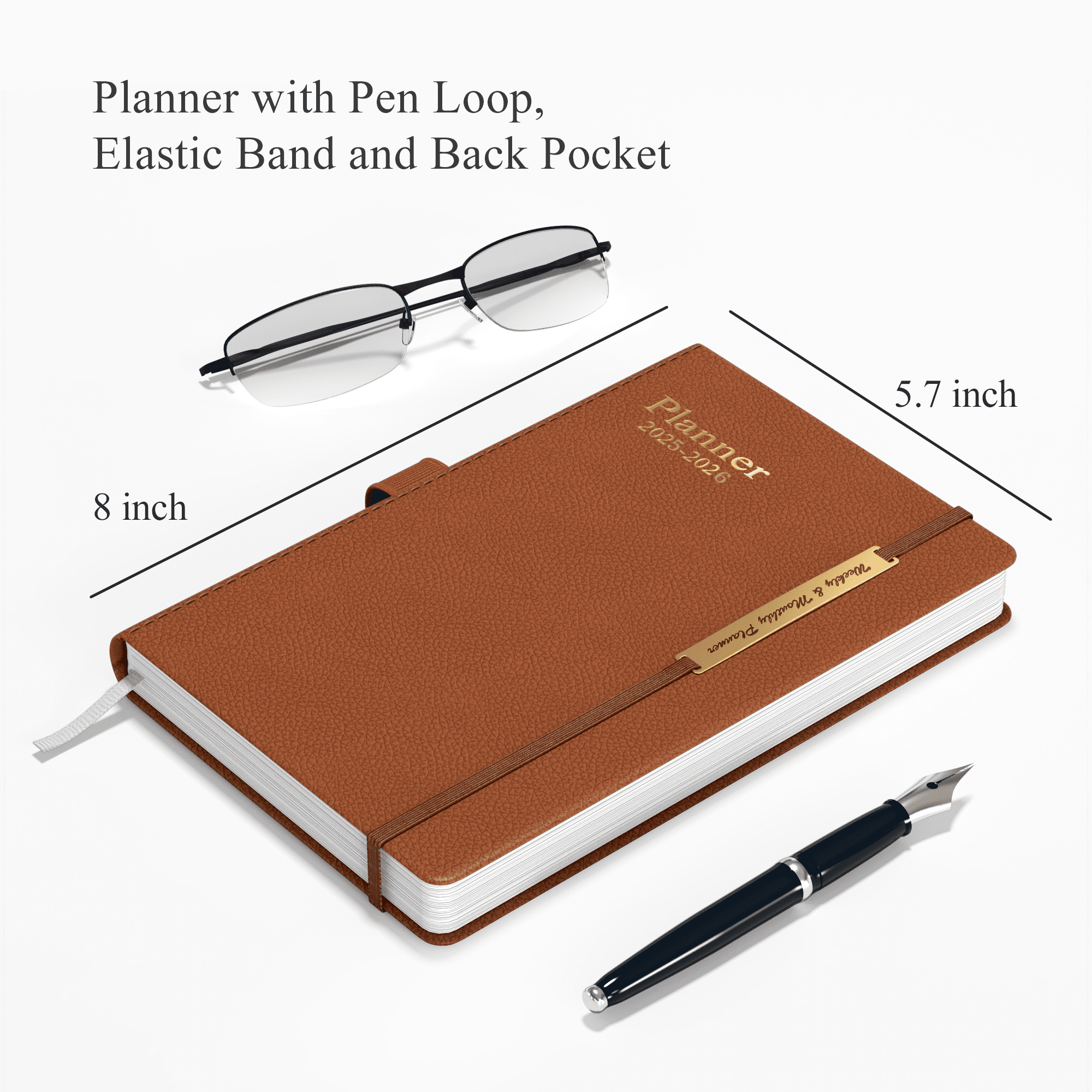 2025-2026 Planner - Academic Weekly & Monthly Planner 2025-2026 with Monthly Tabs,5.7" x 8", Jul. 2025 - Dec. 2026, D... - Image 2