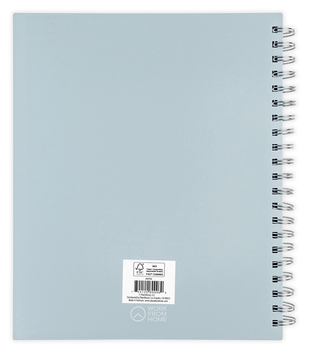 WorkfromHomeDaily Planner Large(8.5x 11) Teal15-MonthOct2025-Dec 2026 - Image 6