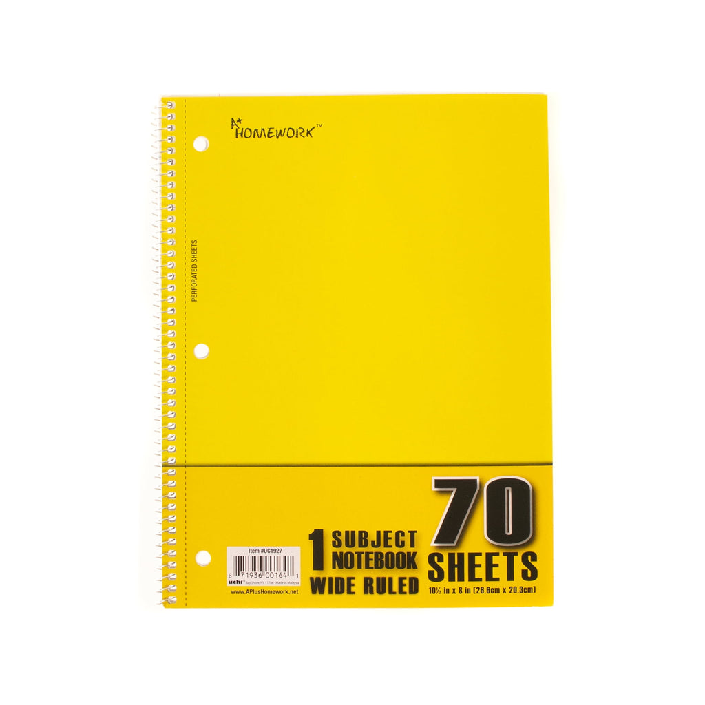 Spiral Notebooks - 70 Sheets, Wide Ruled - Image 6