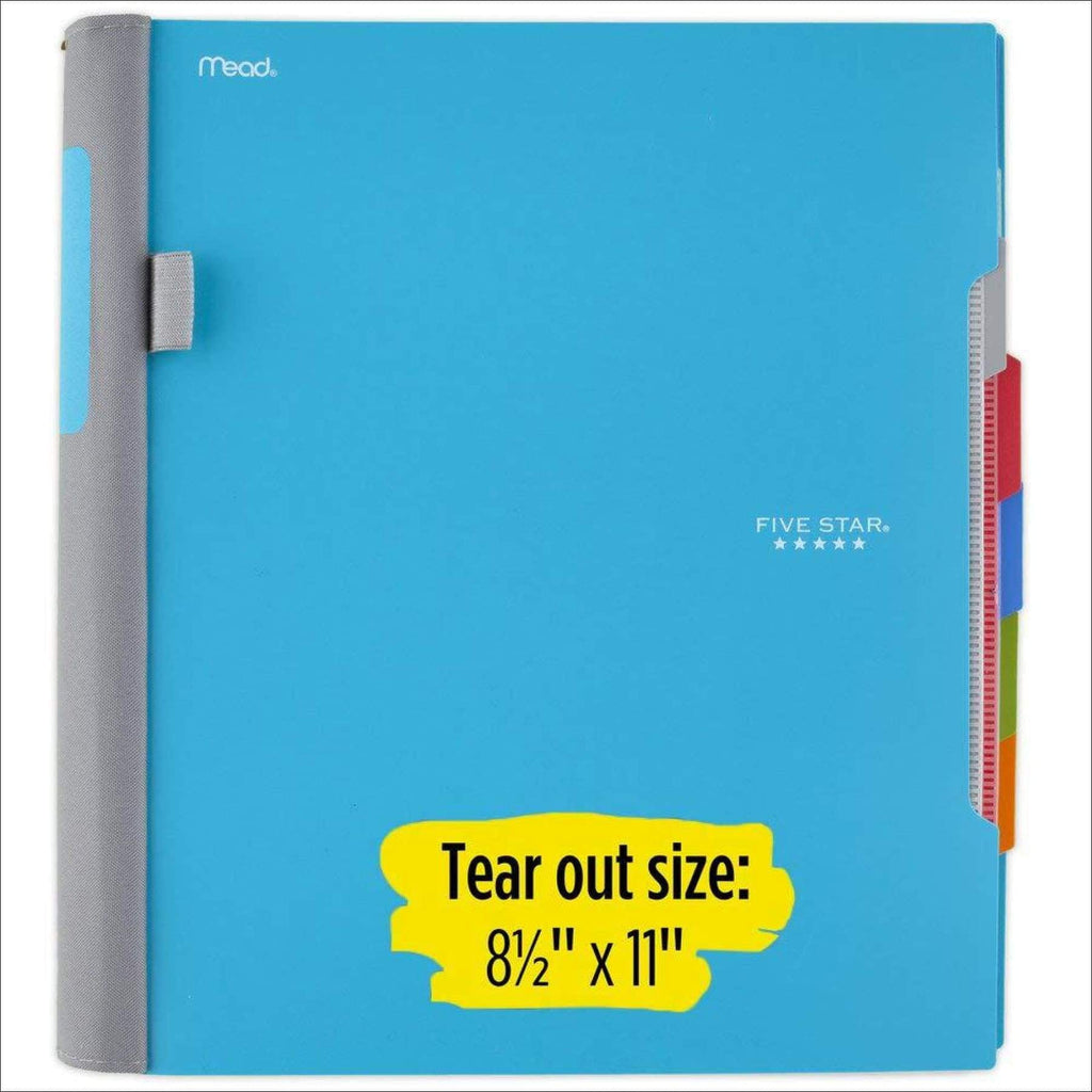 Advance Notebook - 5 Subject, 200 Count College Ruled, Teal - Image 5