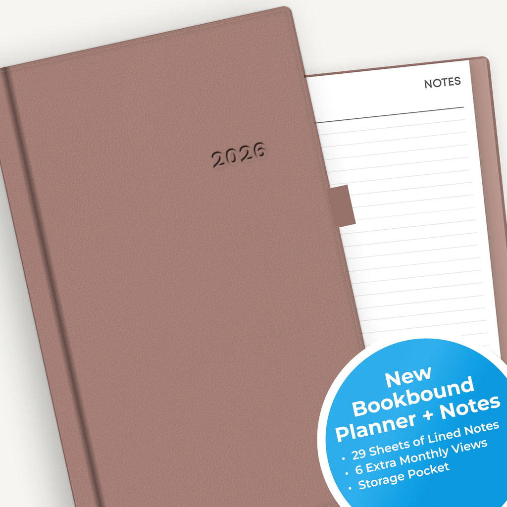 2026 Weekly and Monthly Planner Calendar, January 2026 - December 2026, 5" x 8", Faux Leather Hard Cover, Bookbound, ... - Image 5