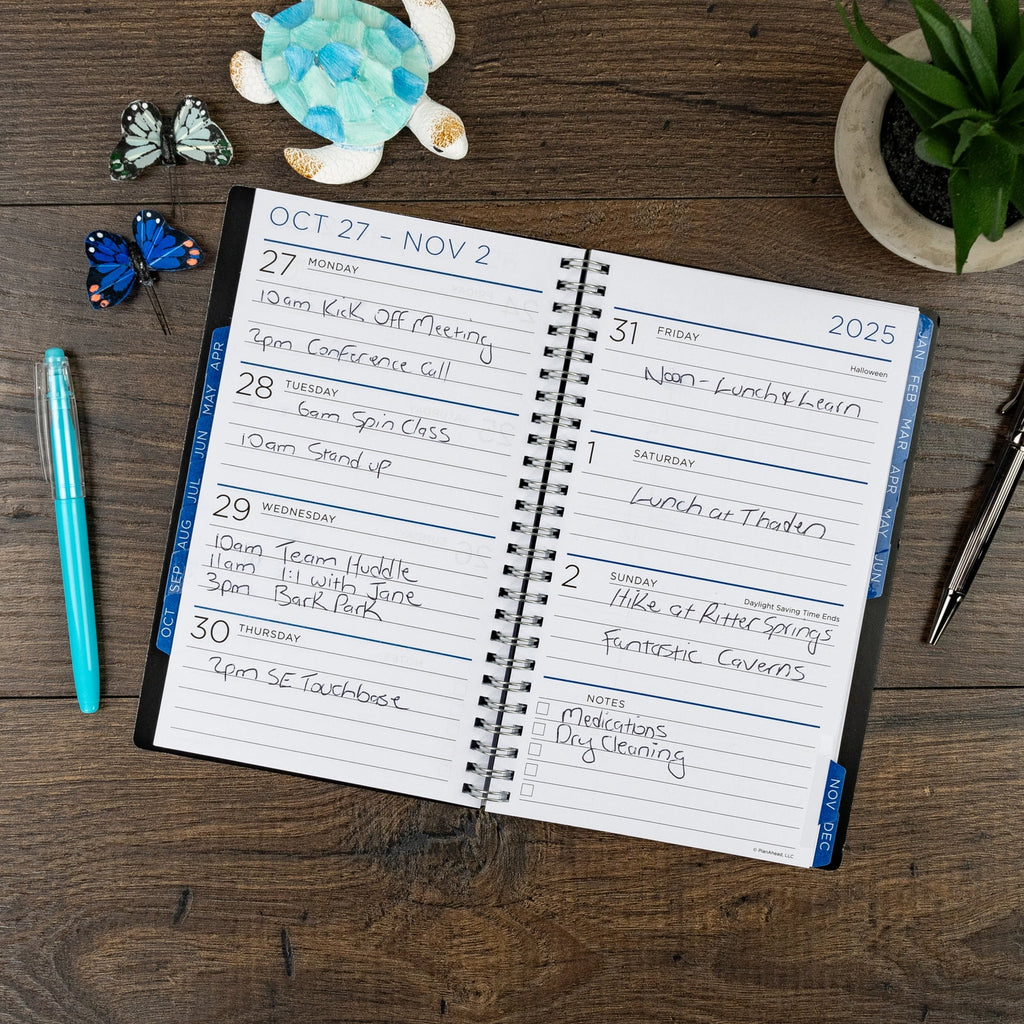 Monthly Weekly Planner Medium (6 x 8.5) Black, 15 month, Apr 2025-Jun 2026 - Image 6