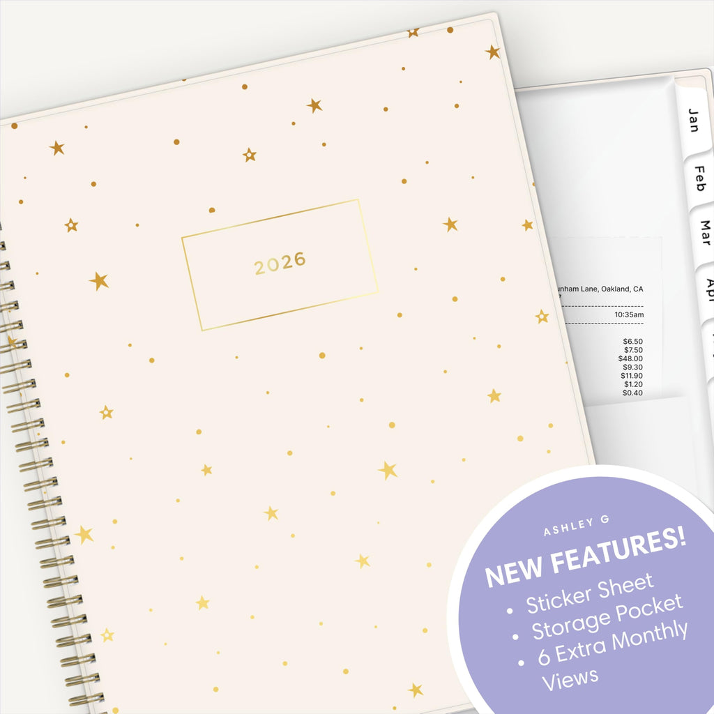 Blue Sky Ashley G 2026 Weekly and Monthly Planner Calendar, January 2026 - December 2026, 8.5" x 11", Flexible Cover, Wirebound, Laminated T - Image 5
