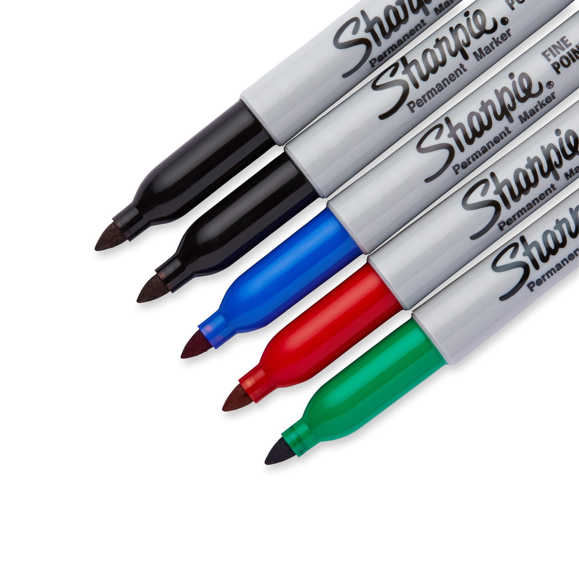 Permanent Markers, Fine Point, Assorted Colors, 5 Count - Image 5