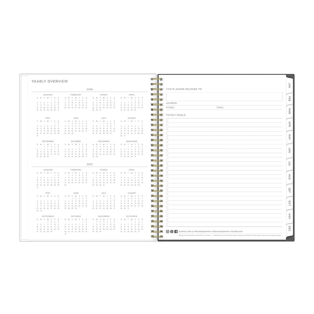 Blue Sky Kelly Ventura 2026 Weekly and Monthly Planner Calendar, January 2026 - December 2026, 8.5" x 11", Flexible Cover, Laminated Tabs, D - Image 6