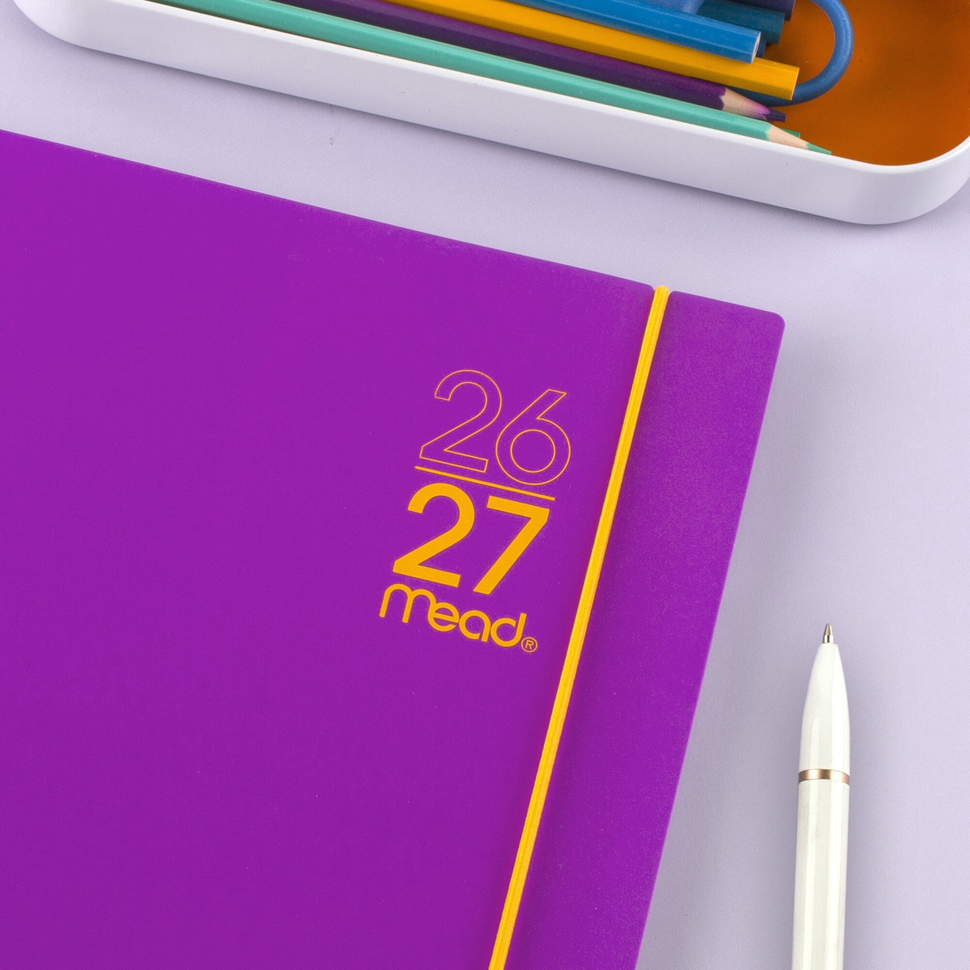 Color Pop Academic 2026-2027 Weekly Monthly Planner Fuchsia Large 8 12 x 11 - Image 6