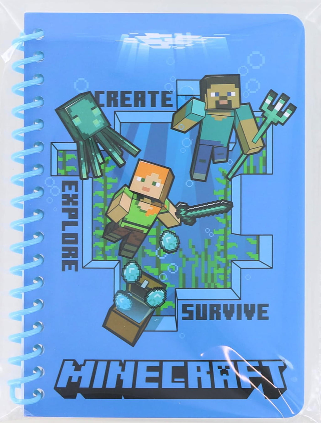 Minecraft Spiral Notebook with Pen | 50 Sheets - Image 3
