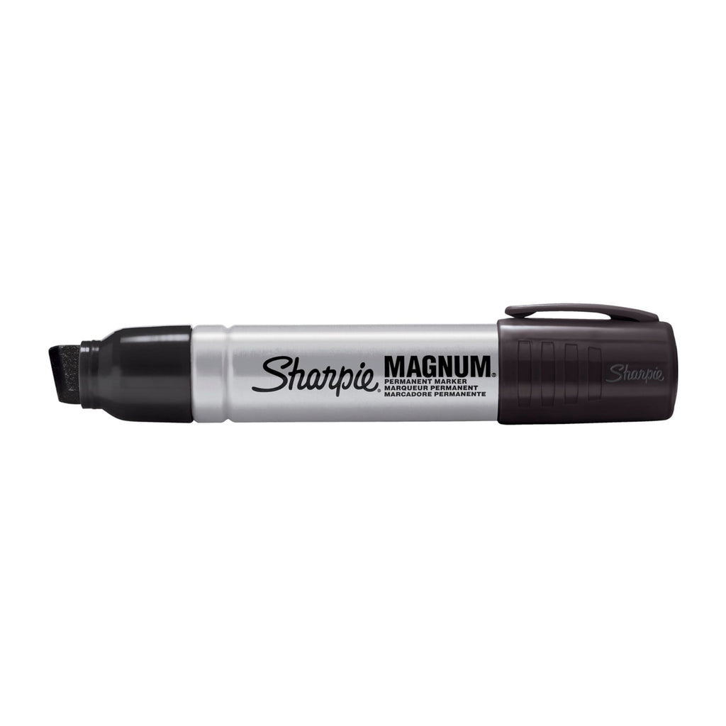 Magnum Permanent Marker, Oversized Chisel Tip, Great for Poster Boards, Black, 1 Count - Image 3
