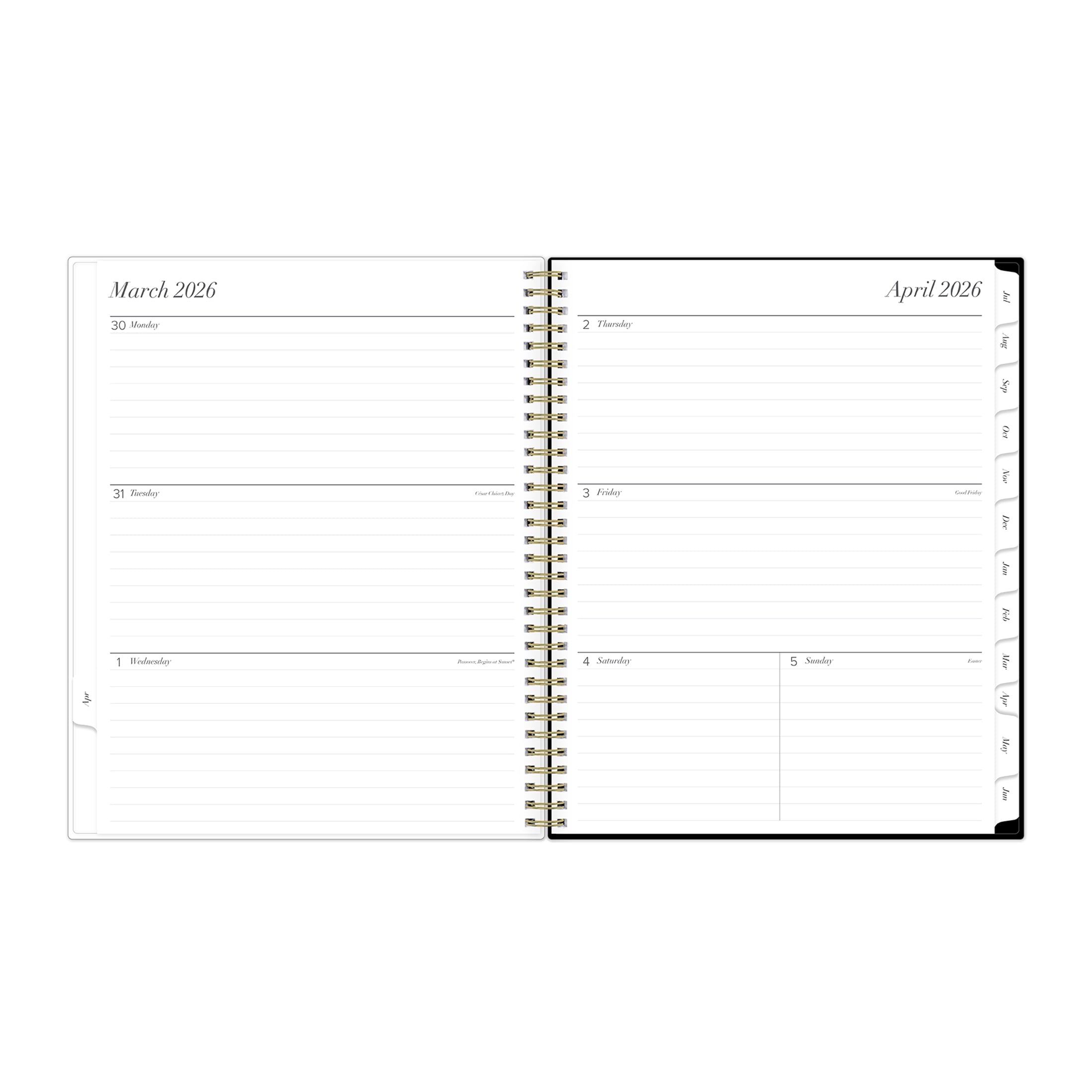 Blue Sky Monthly Weekly Planner, 8.5" x 11", Dot BW 15-Month (April 2026 - June 2027) - Image 4