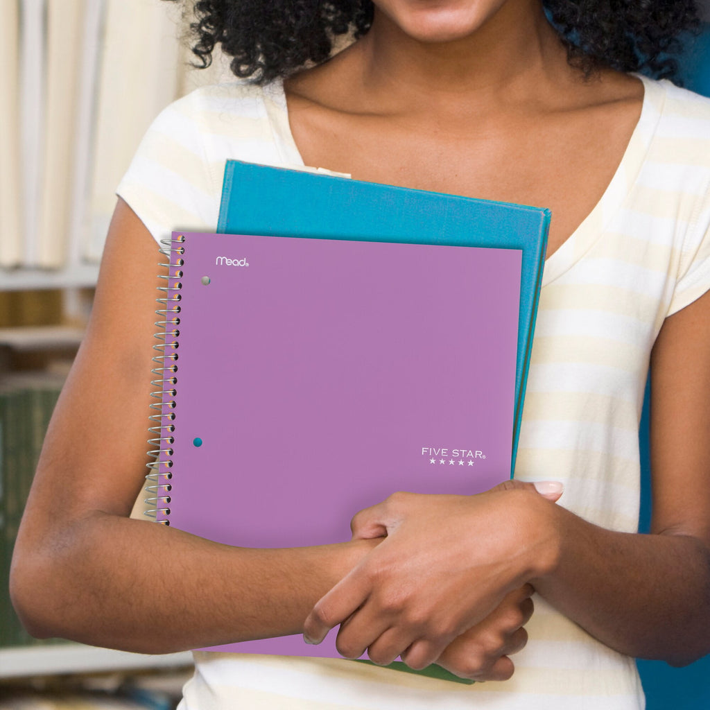 Five Star Spiral Notebook + Study App, 5 Subject, College Ruled, 8.5" x 11" - Image 5