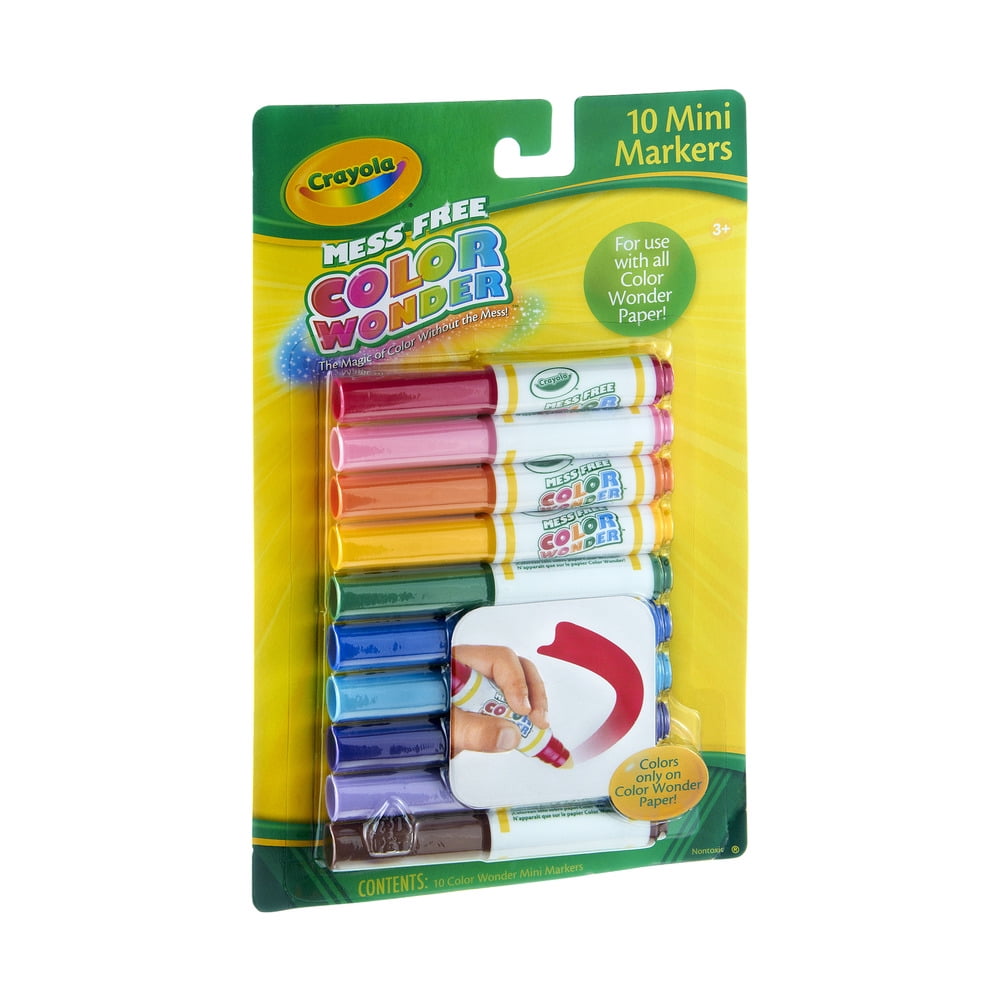 Mini Markers with 10, Assorted Colors, 10 Count - Image 2