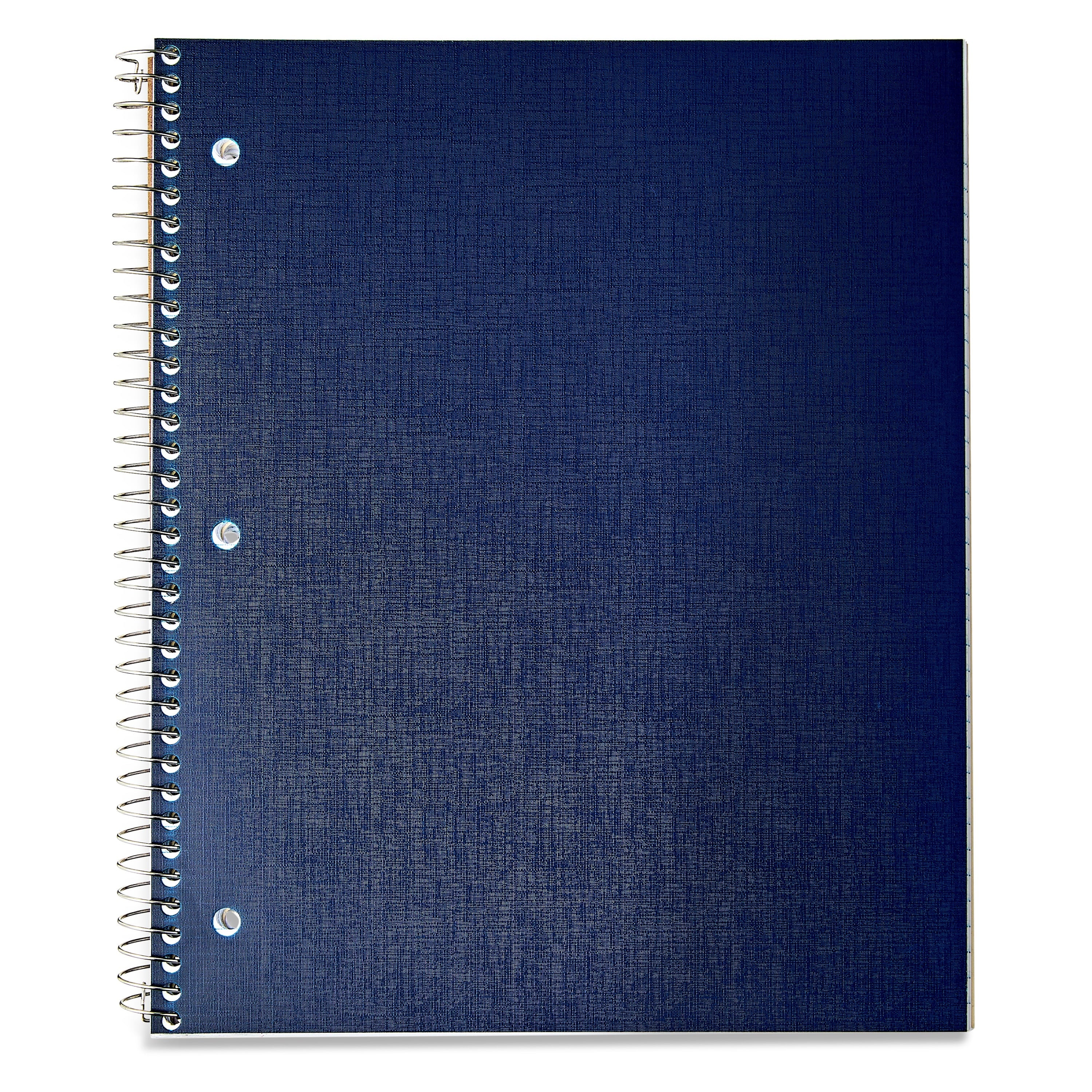 College Ruled 3-Subject Poly Notebook, Blue Sapphire, 9" x 11", 120 Sheets - Image 5