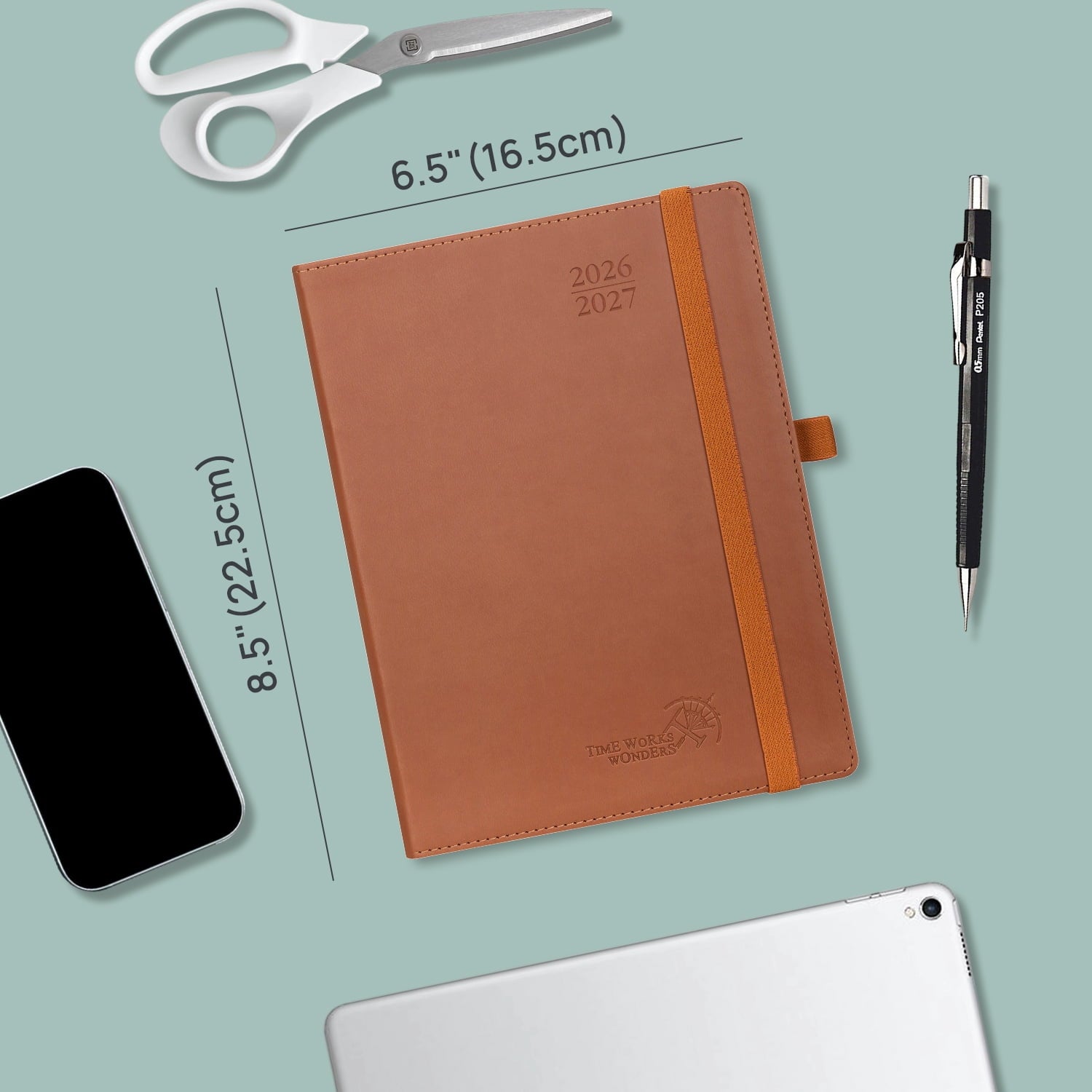 POPRUN Monthly Planner 2026-2027, 6.5"x8.5", 18-Month Calendar Book Academic Year (Jul.26-Dec.27) with Monthly Tabs, Flexible Soft Cover, 10 - Image 2