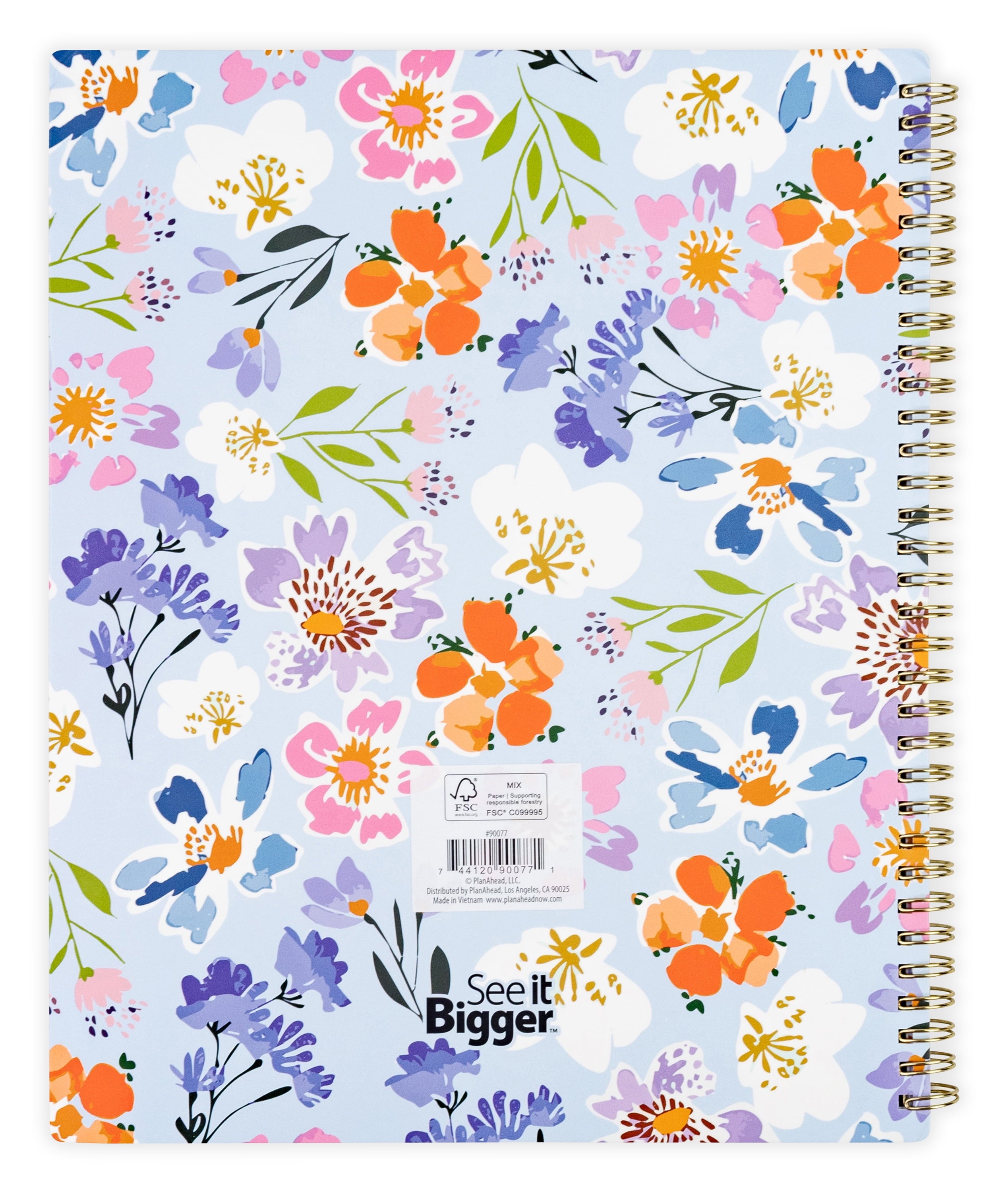 See it Bigger Monthly Weekly Planner Large (9x 11") Oct 2025 -Dec 2026 - Image 6