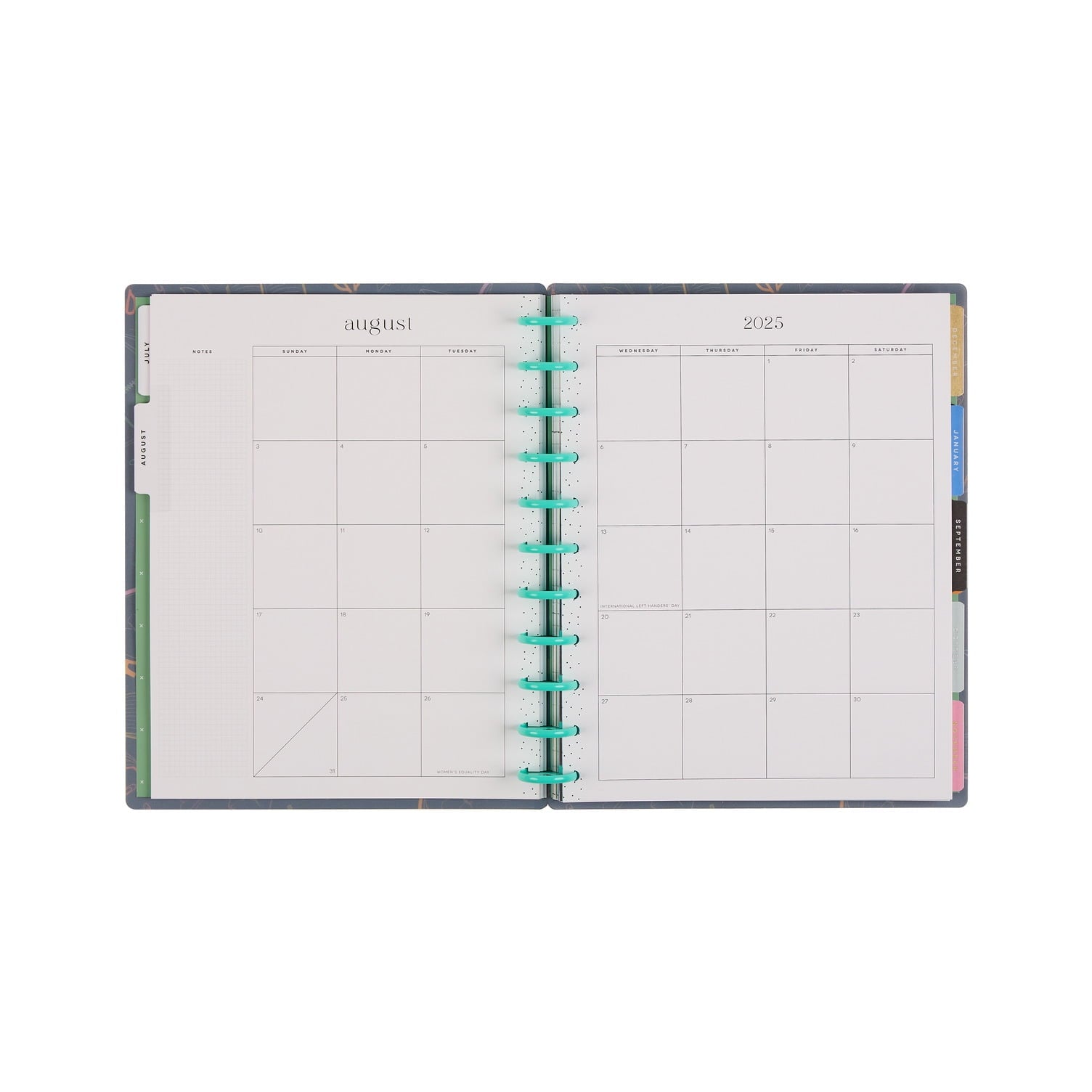 Happy Planner Classroom Plans Teacher Planner - 12-Month Academic, July 2025-2026, Red - Image 4