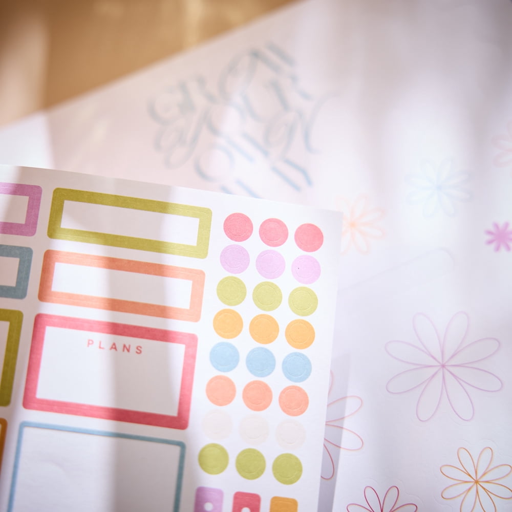 Happy Planner Blurred Fleurs Dated 12-Month Planner, July 2026  June 2027, Classic Size, Dashboard Layout, Disc-Bound, 3 Bonus Months, 2 Sti - Image 5