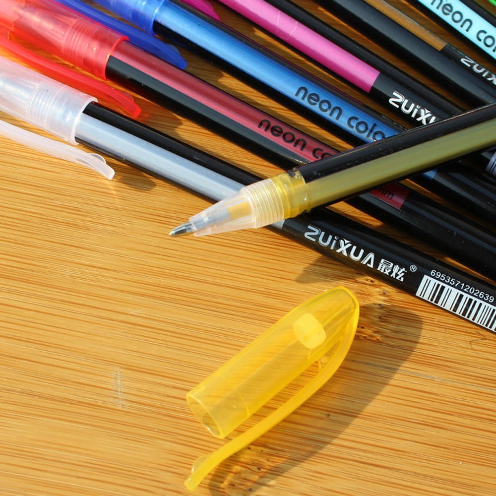 48 Glitter Gel Pens, Colored Pens for Adult Coloring, Pens for Women, Cute Pens Set, Art Gel Pens Office Supplies - Image 5