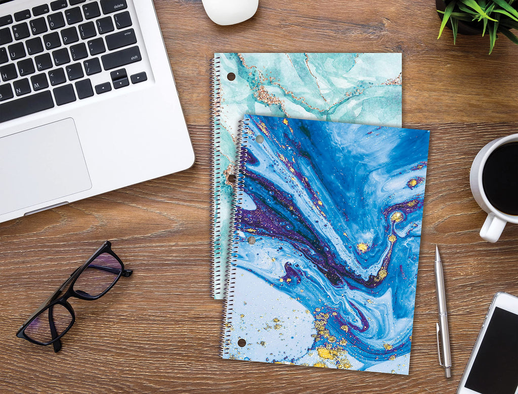 Better Office Products - Notebook - spiral-bound - - 100 sheets / 200 pages - College - 3 holes (pack of 2) - Image 3