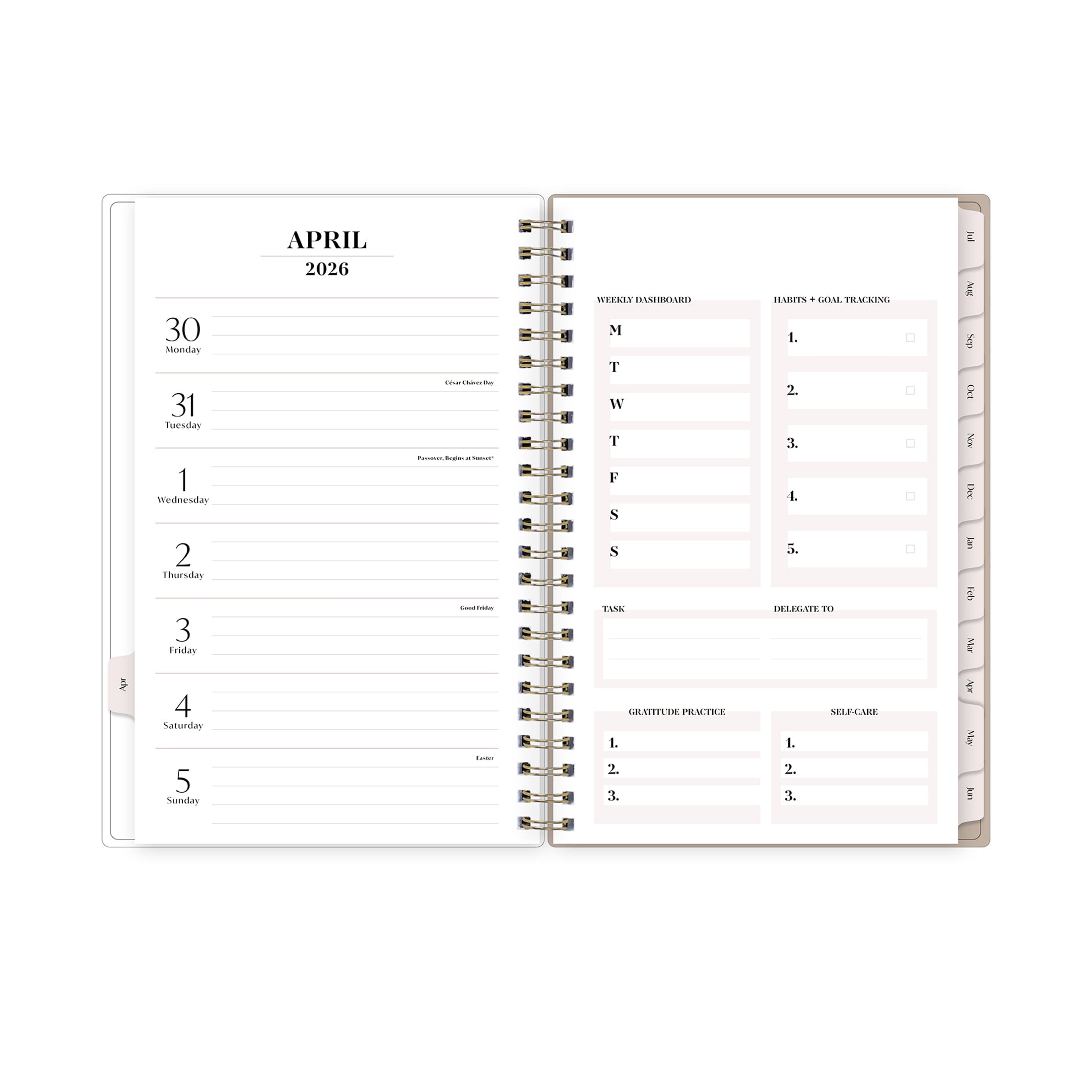 for Monthly Weekly Planner, 5" x 8", Wanisa 15-Month (April 2026 - June 2027) - Image 4