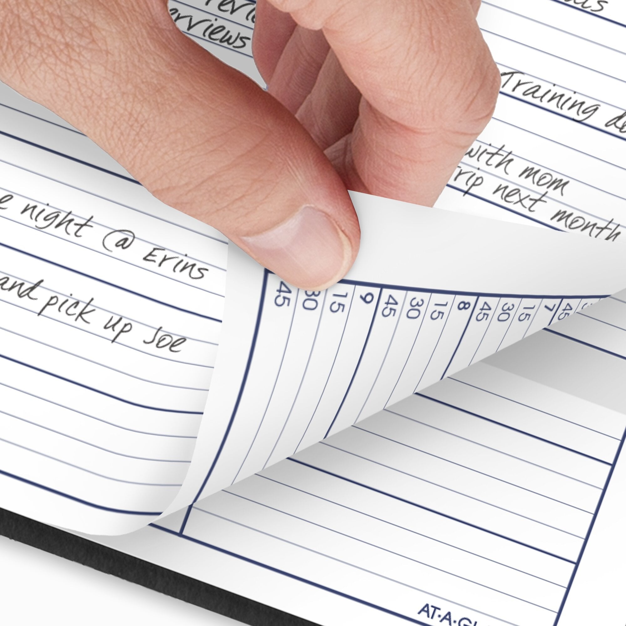 DayMinder 2026 Weekly Appointment Book Planner Black Large 8 x 11 - Image 2
