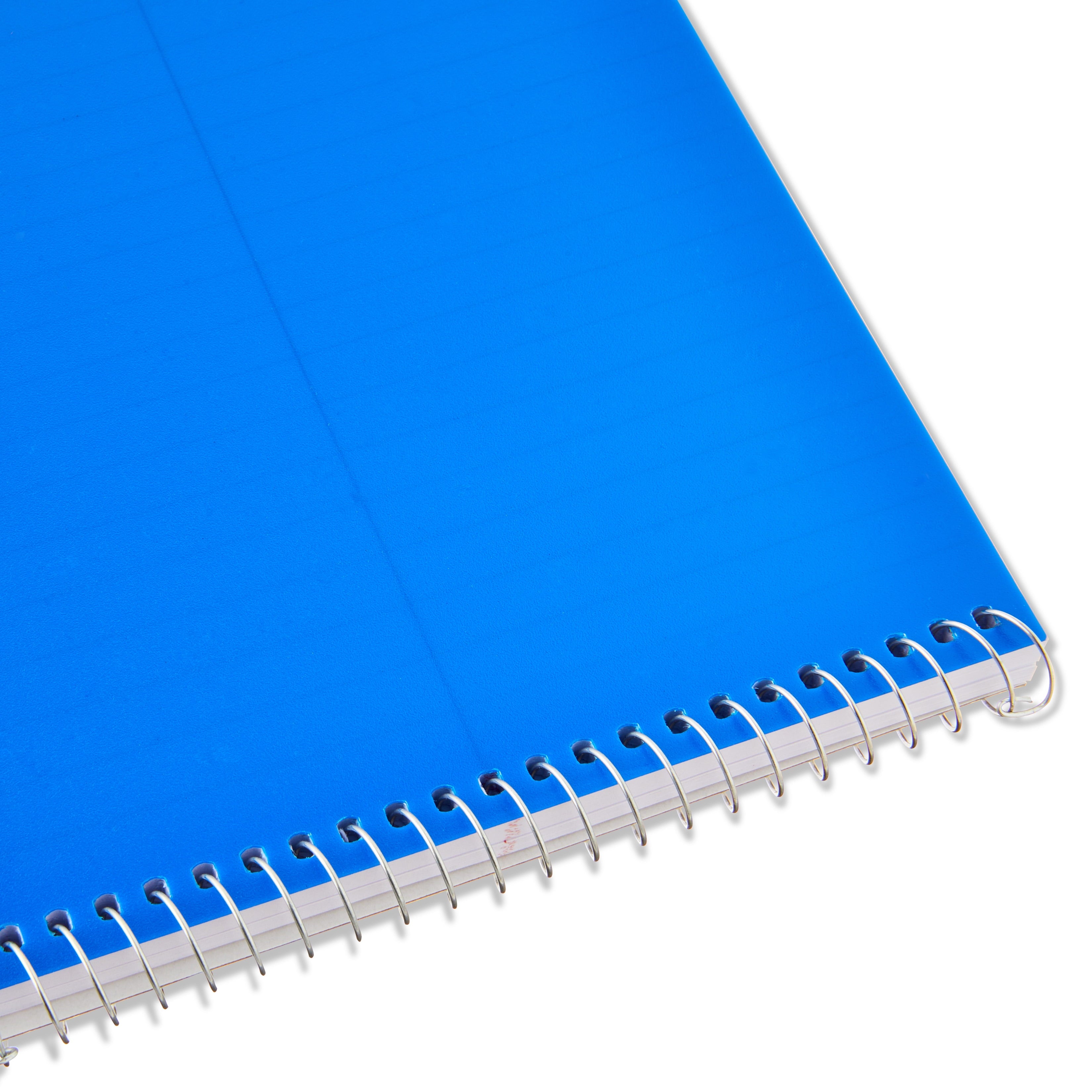 Pen+Gear Gregg Ruled Poly Notebook, Blue, 6" x 9", 80 Sheets, 160 Pages - Image 4