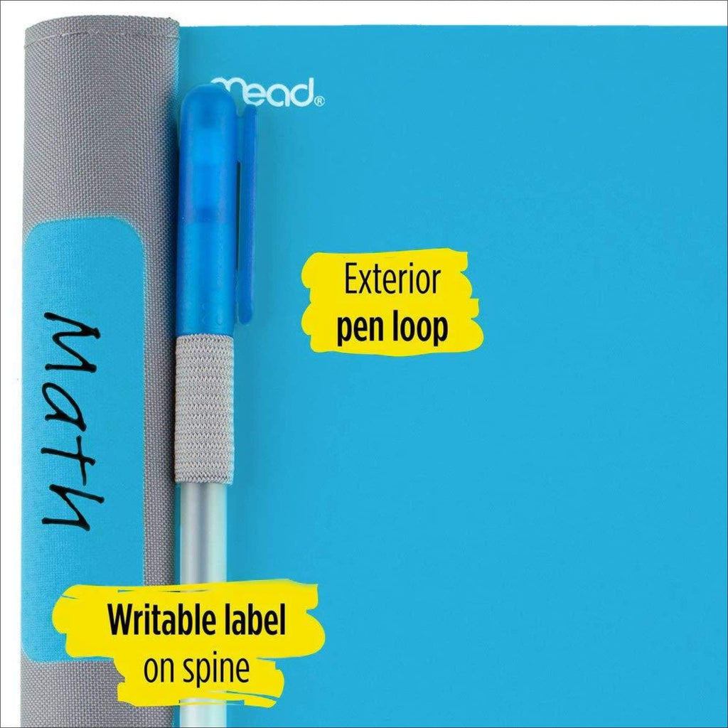 Advance Notebook - 5 Subject, 200 Count College Ruled, Teal - Image 4