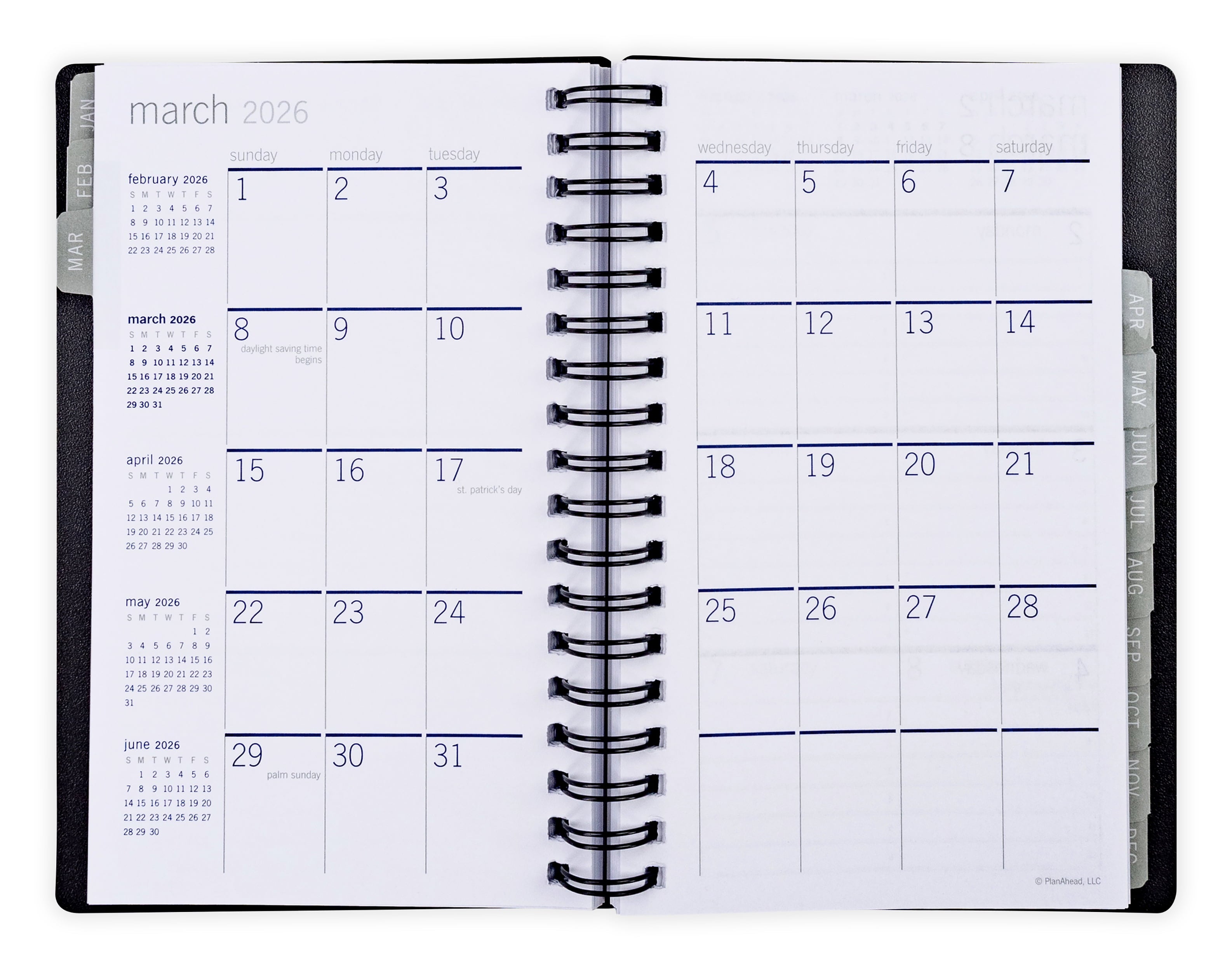 Small Home Office Monthly Weekly Planner (18 Month - 4" x 6.25") - Image 3