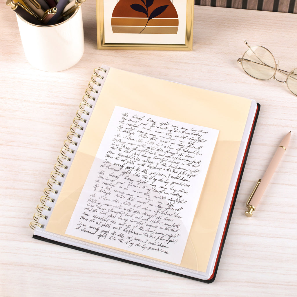 hardcover notebook, 160 pages, large, 9" x 11" - Image 3