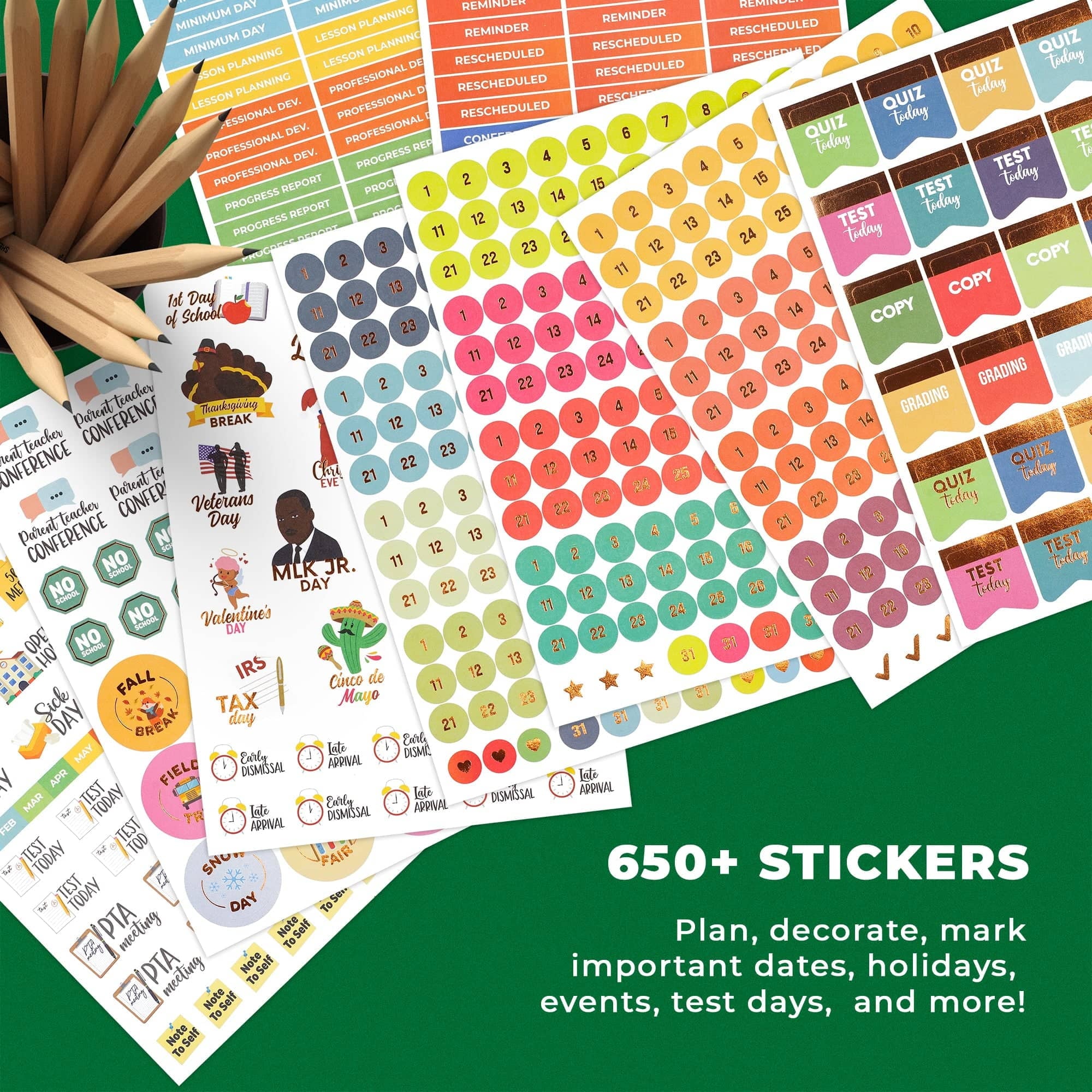 Teacher Planner - Black - Image 6