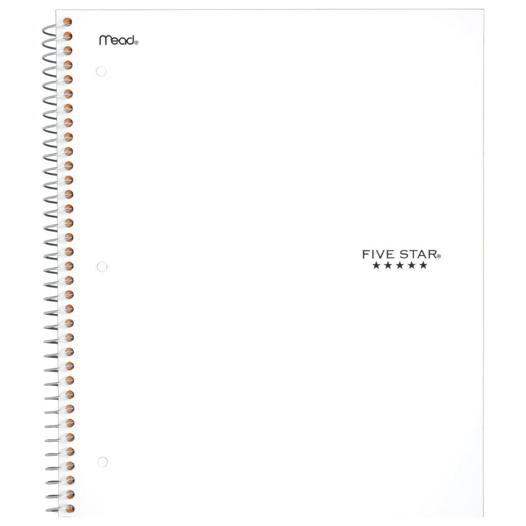 Five Star Wirebound Notebook, 1 Subject, Wide Ruled, 10 1/2" x 8", Assorted Colors (05057), 1 Count - Image 2
