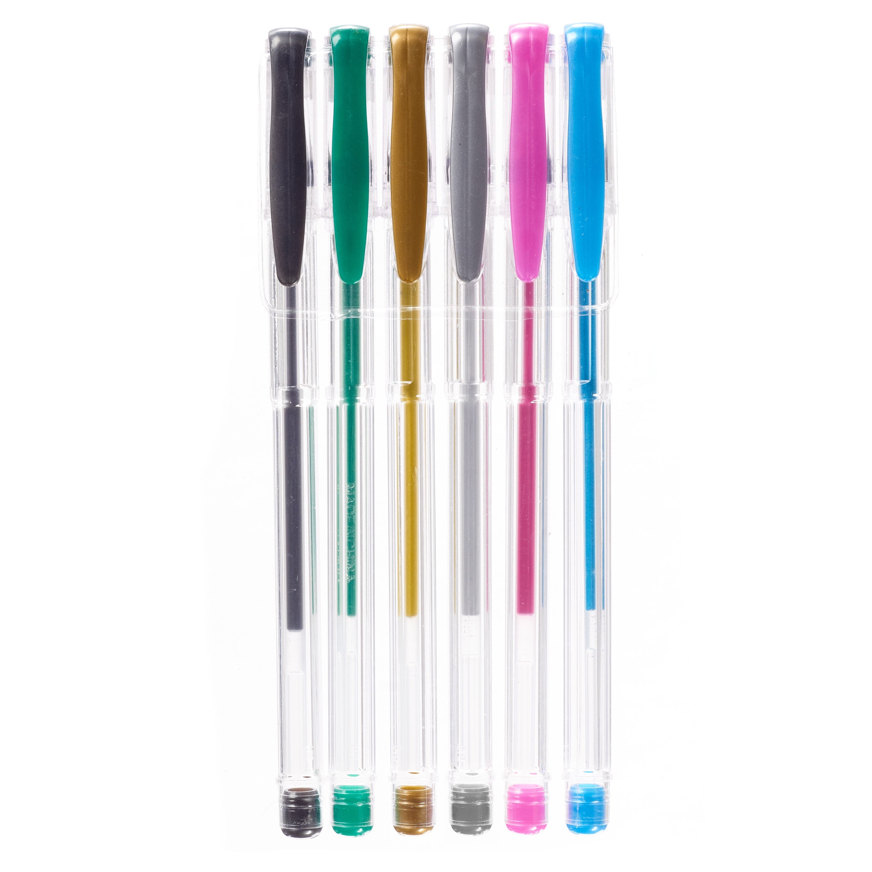 Hello Hobby Multicolor Gel Pen Metallic Set, 6 Pieces - Image 4