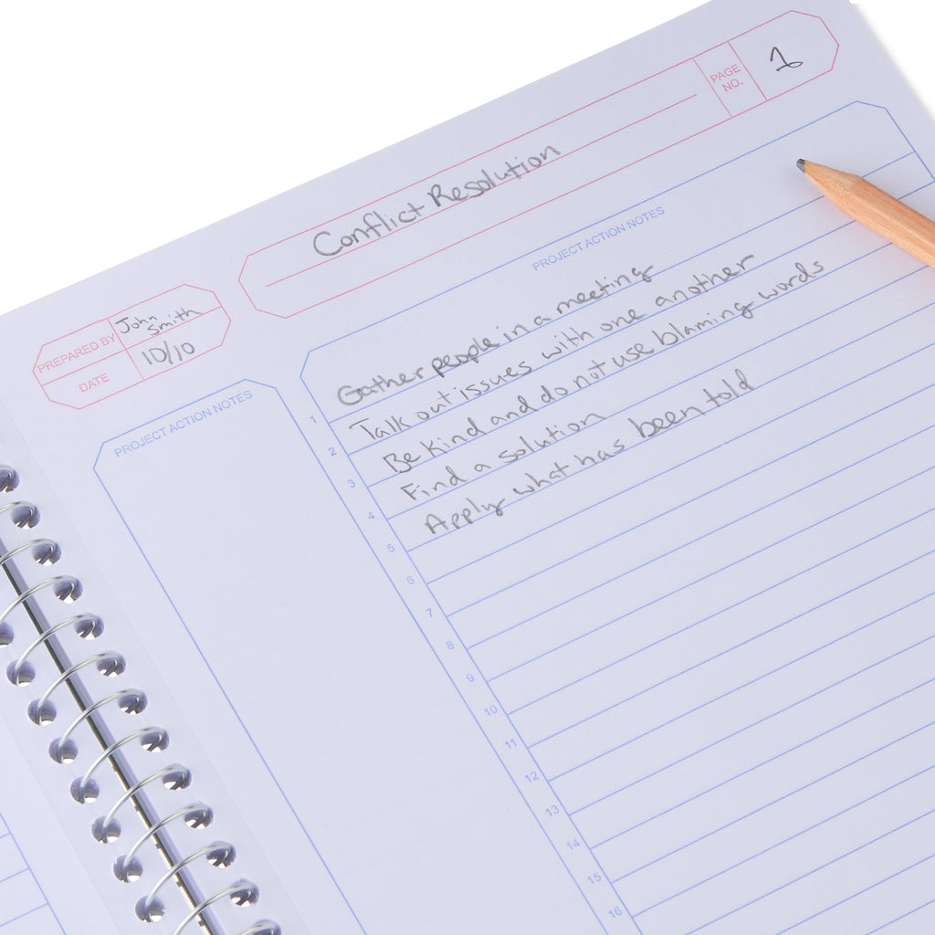 Pen+Gear White Project Planner with Numbered Lines, 9.5 x 7.25 In, 100 Sheets - Image 5