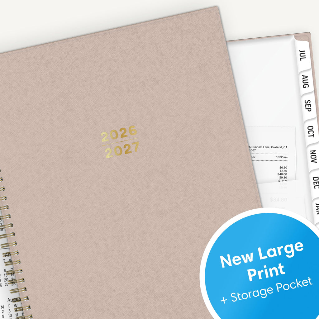 Blue Sky 2026-2027 Large Print Weekly and Monthly Academic Year Planner Calendar, July 2026 - June 2027, 8.5" x 11", Flexible Cover, Wirebou - Image 6