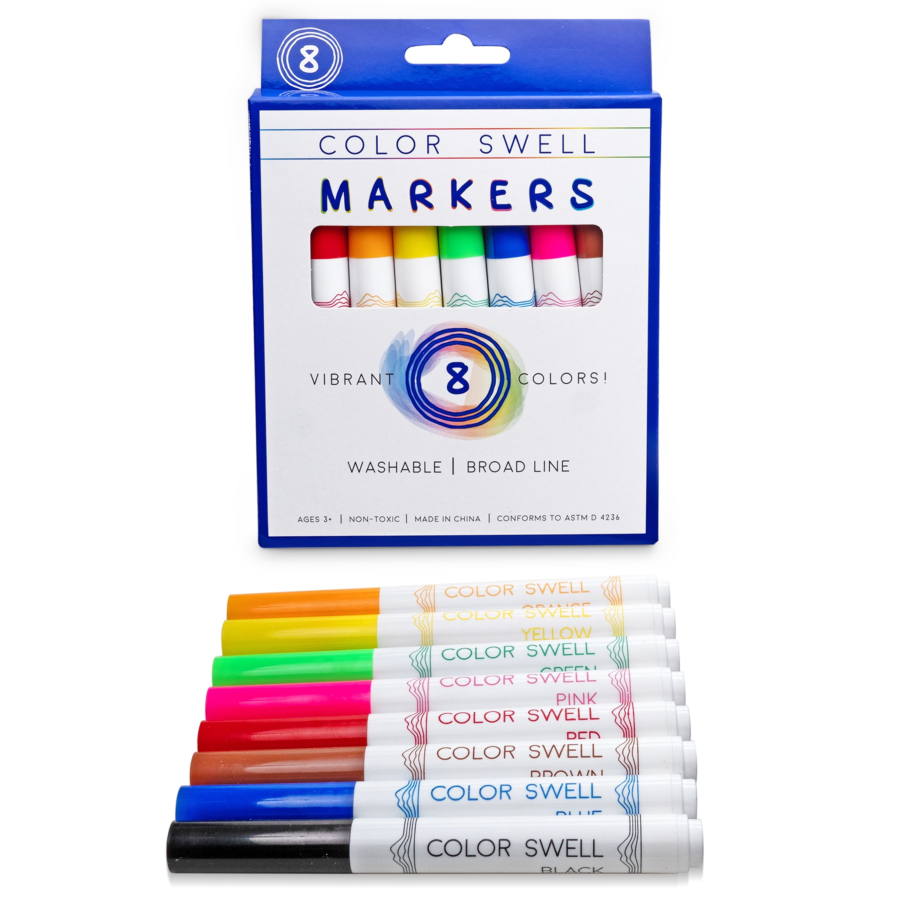 Washable Markers Bulk 18 Pack, 8 markers Per Pack, 144 Total - Image 5
