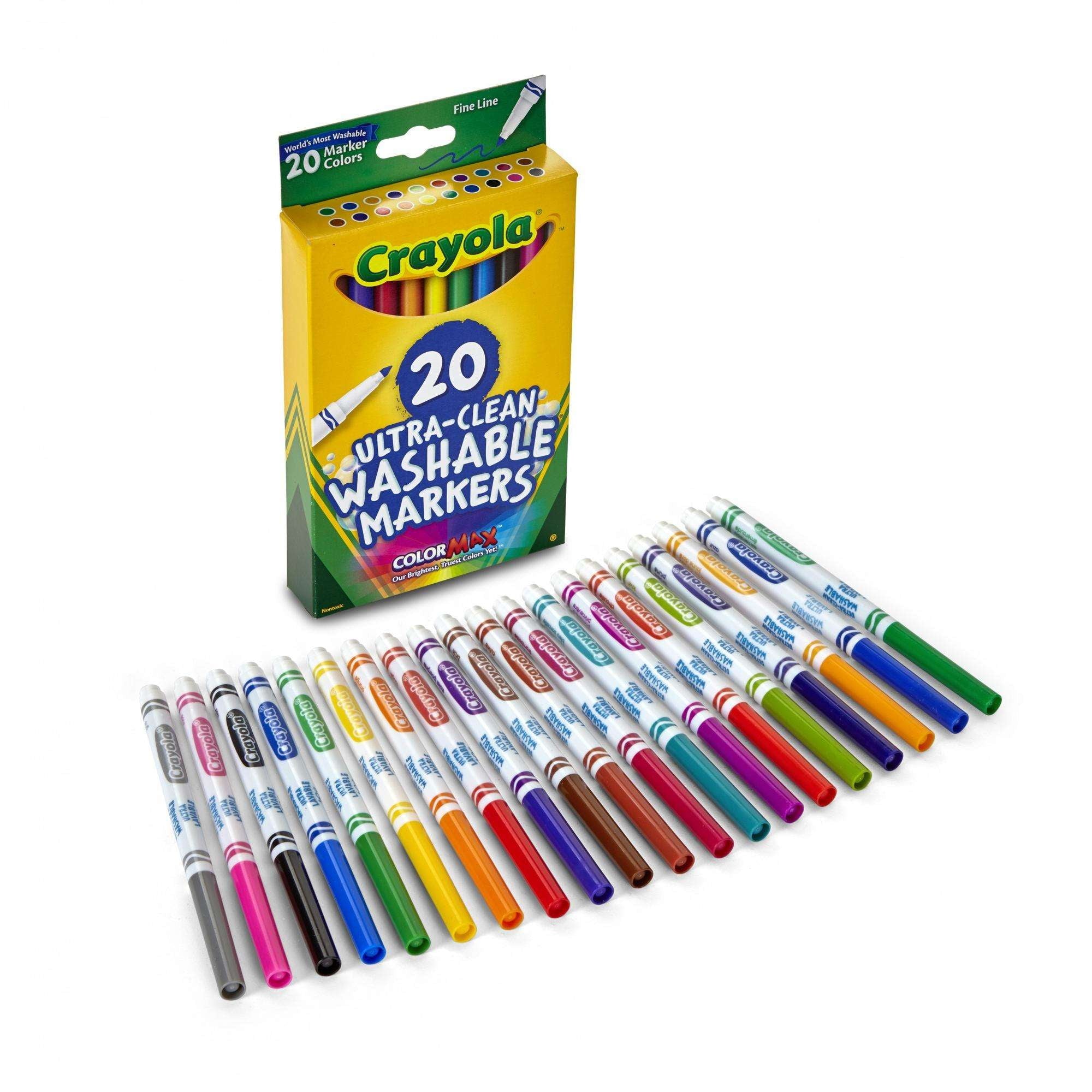 Ultra-Clean Washable Fine Line Markers, 20 Ct, School Supplies, Classroom Supplies for Teachers - Image 3