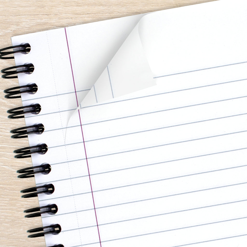 Limited Wirebound Legal Ruled Business Notebook, 9" x 11", Blue, 80 Sheets - Image 4