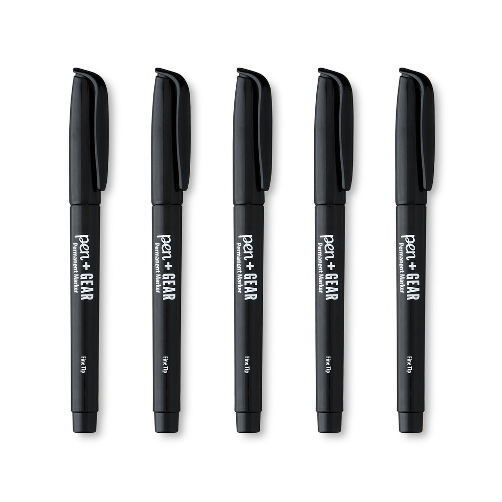 Permanent Markers, Fine Tip, Black, 36 Count - Image 3