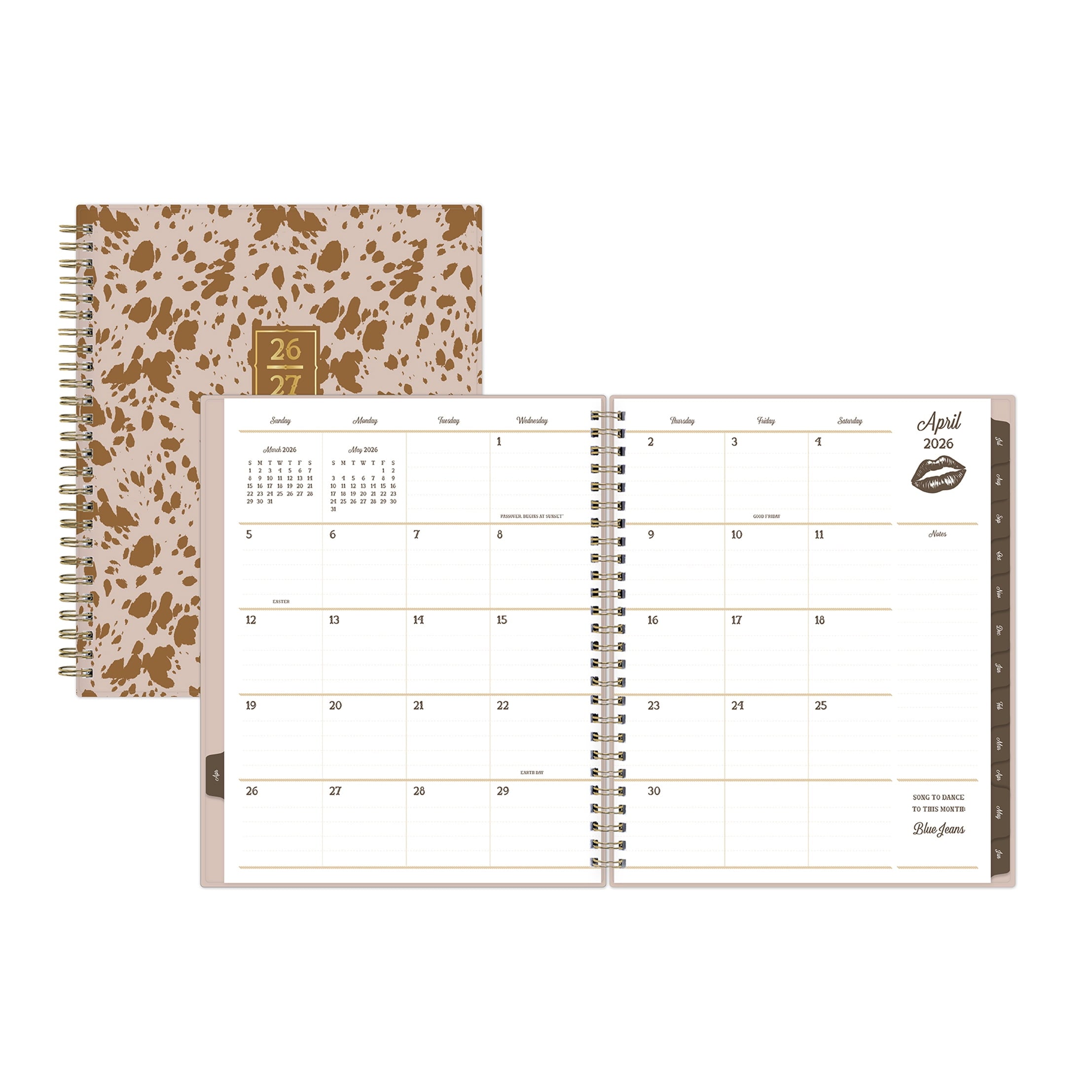 Jessie James Decker for Blue Sky Monthly Weekly Planner, 7" x 9", Highland Tan 15-Month (April 2026 - June 2027) - Image 3