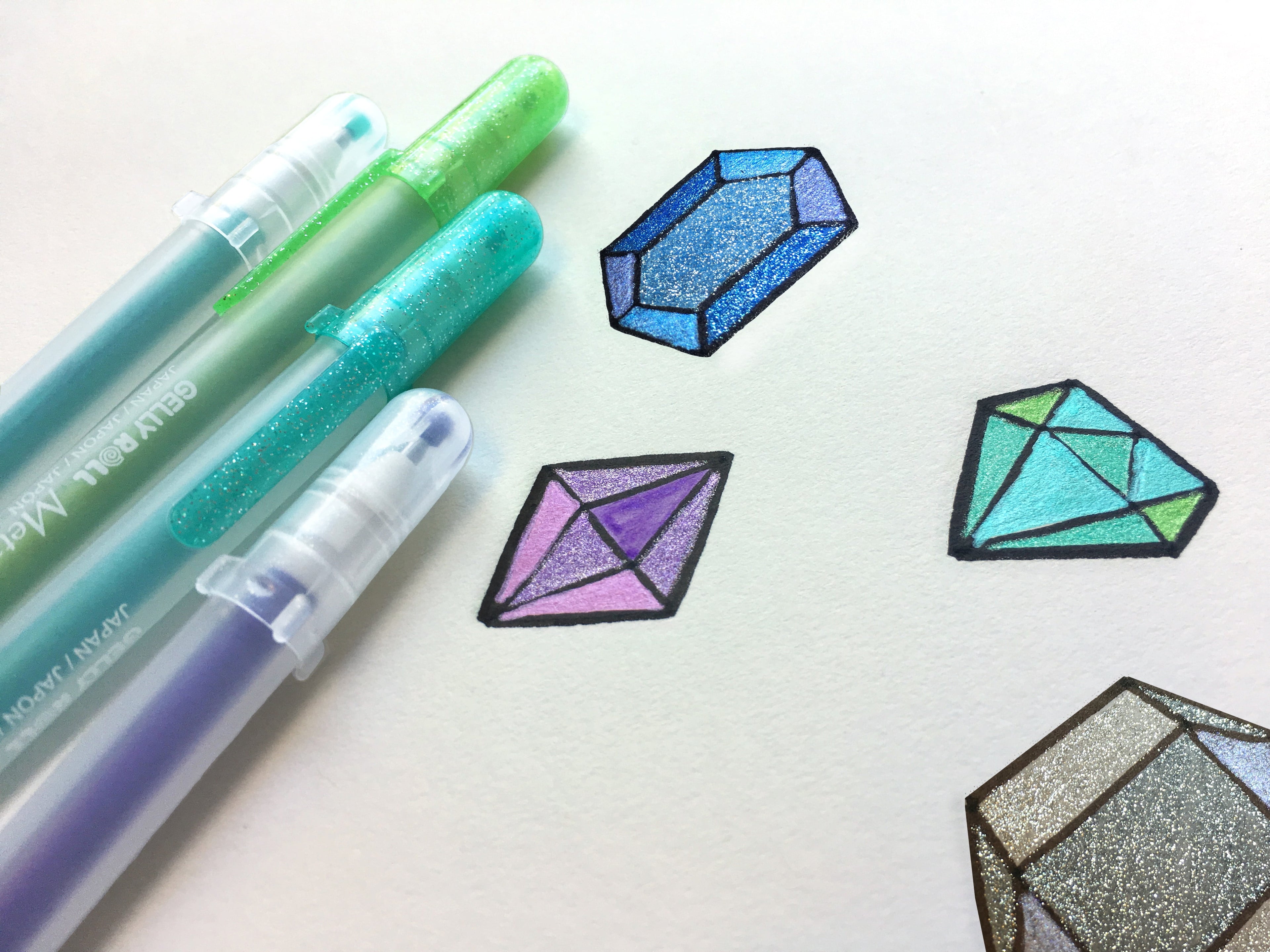 Gelly Roll Stardust Gel Pen Set, 6-Colors, Galaxy - Image 3