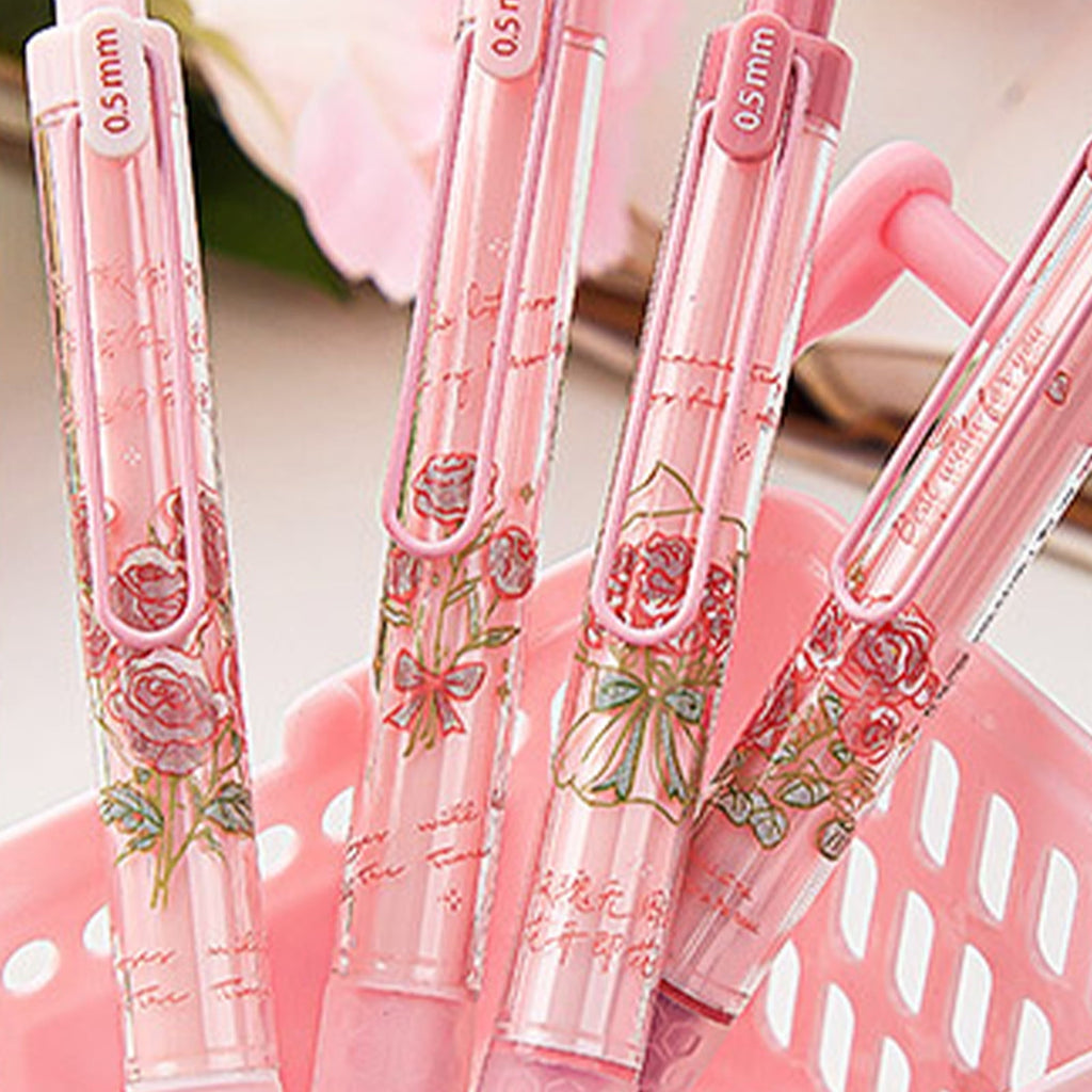 Set - Coffee Rose Cream Fragrance ST Precision Tip 0.5mm Exam Writing Tool Ergonomic Grip Office Office Supplies 4-Pa... - Image 6