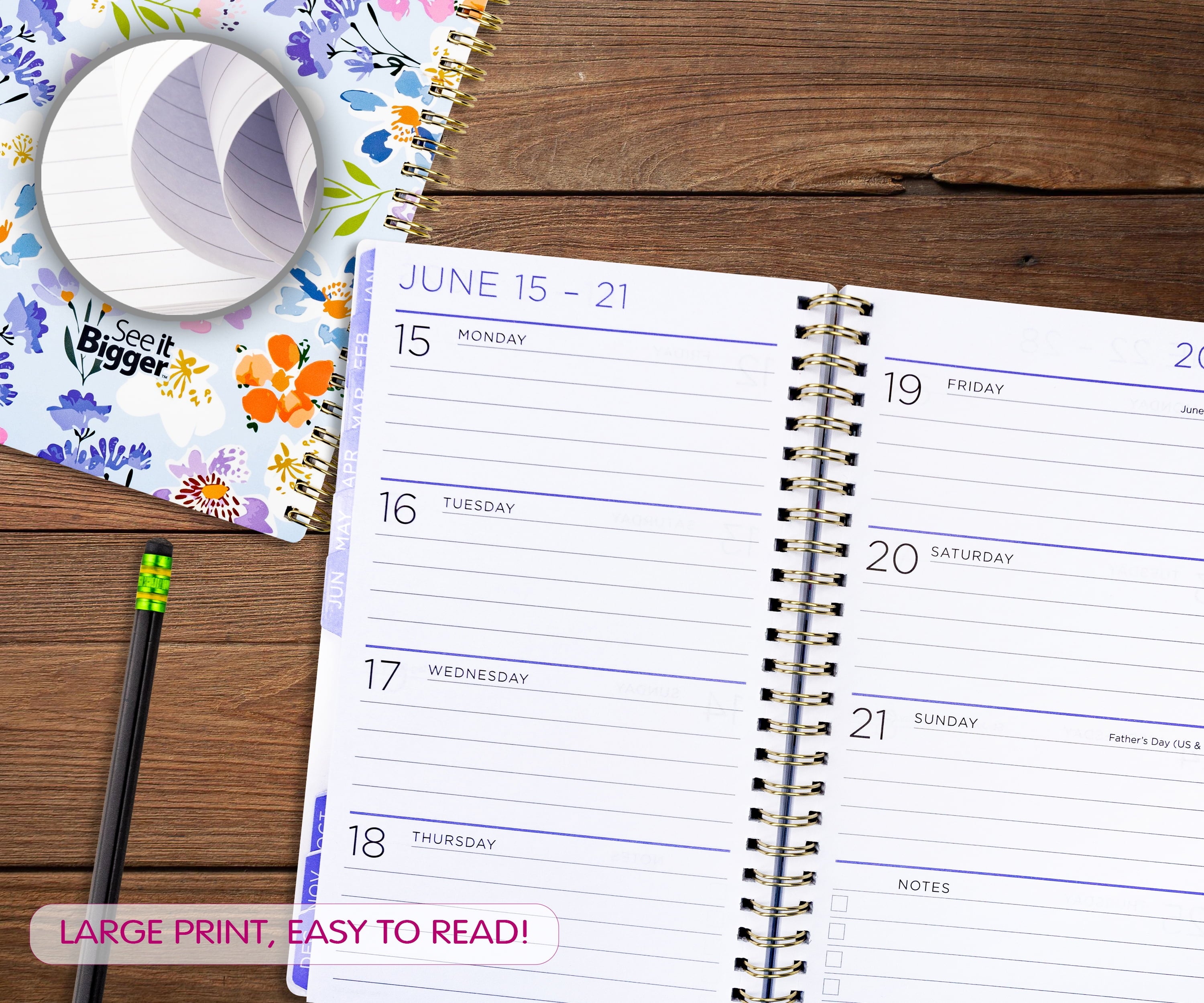Monthly Weekly Planner Medium (5.5X 8.75) 15-Month, Oct 2025-Dec 2026 - Image 6