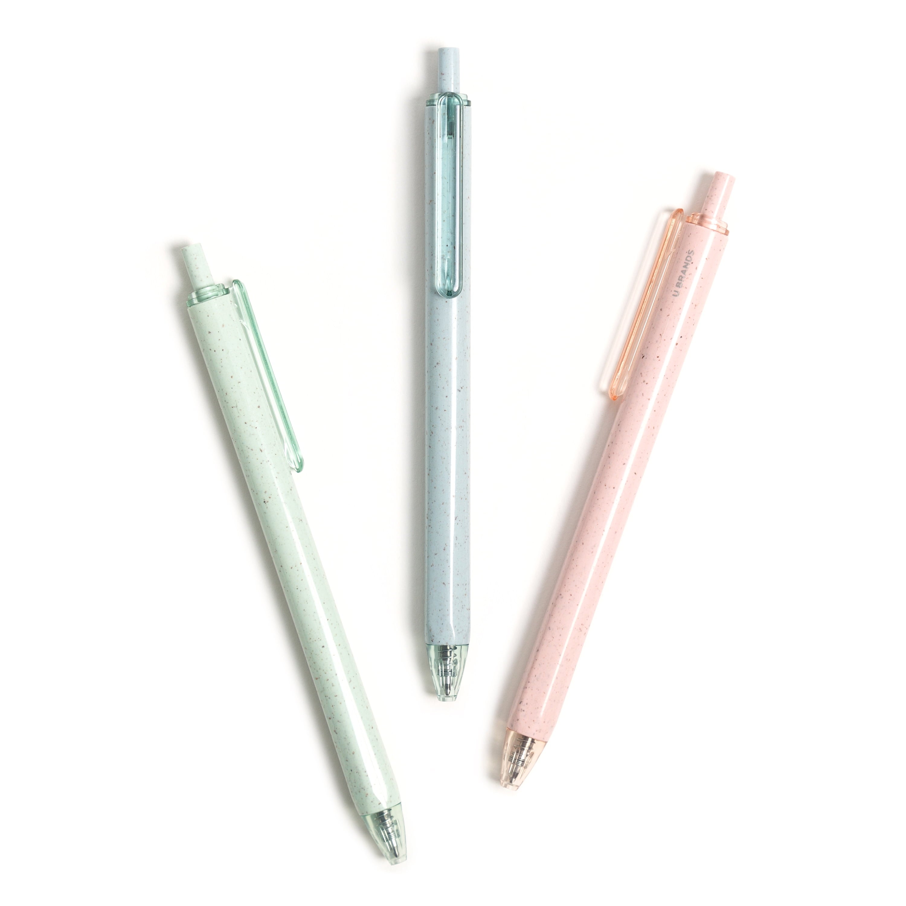 U-Eco Gel Pen, Black Ink, Pastel Speckle, 4 Count, 0.7mm - Image 4