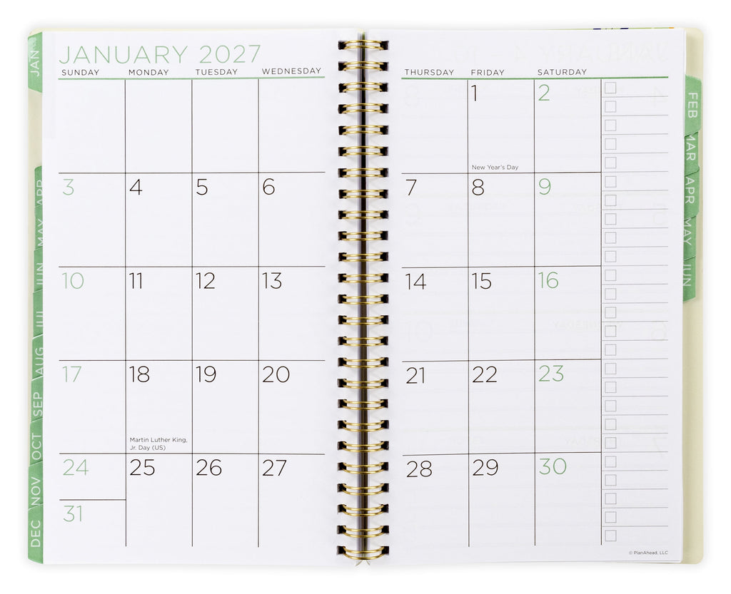 See It Bigger M/W Planner, Medium (5.5" x 8.75"), Floral, 15-Month: Apr 2026 - Jun 2027 - Image 5