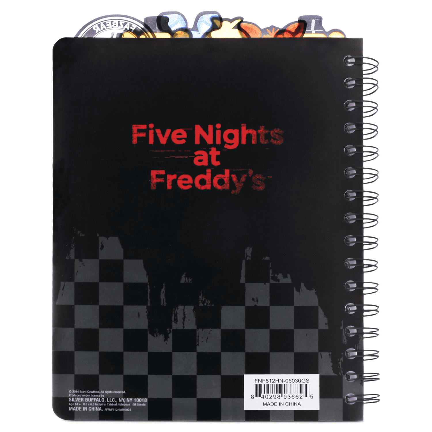 6-Tab Spiral Notebook, 7 x 9 inches, Teens and Adults - Image 3