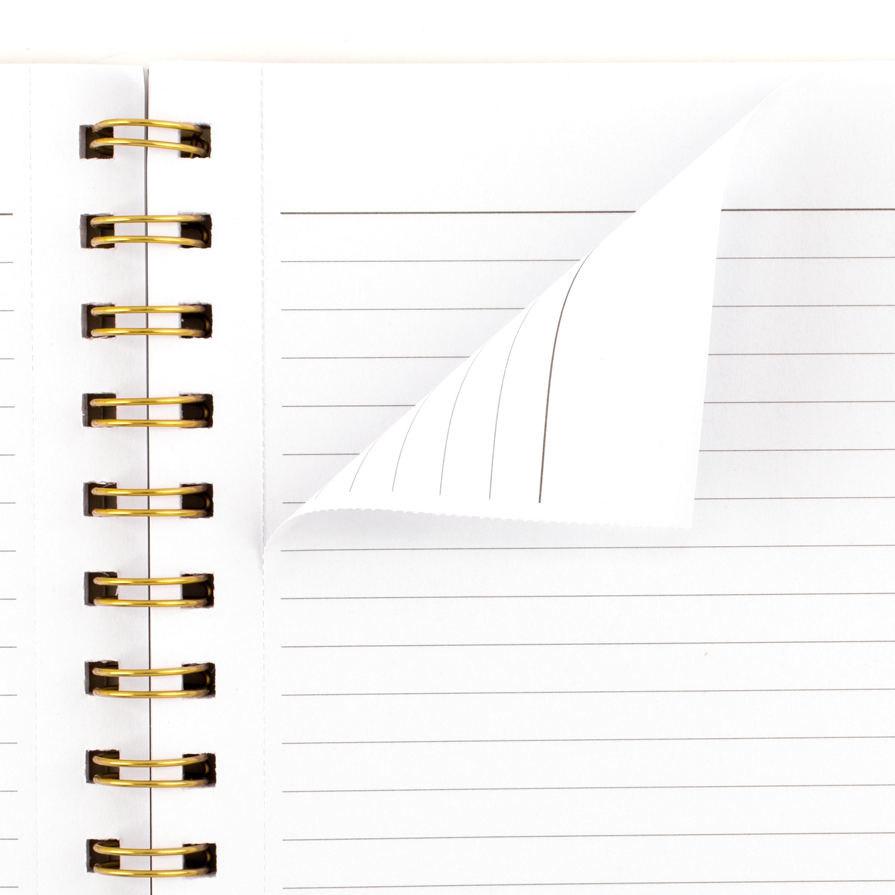 Cambridge Workstyle Notebook, 8" x 10", Timeless Taupe, Medium, Spiral, 80 Sheets - Image 4