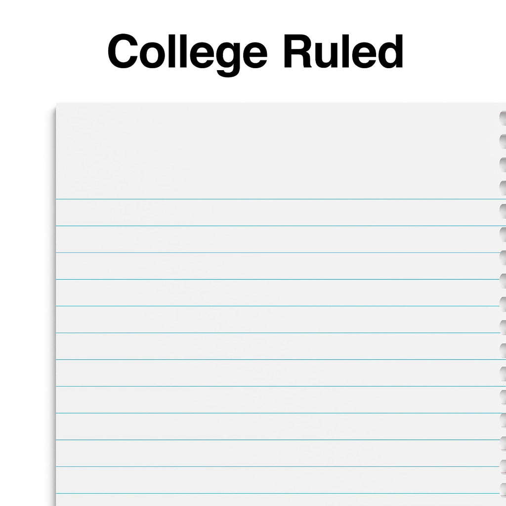1-Subject Notebook 5" x 7.75" College Ruled 80 Sheets Assorted Colors 9/Carton - Image 3