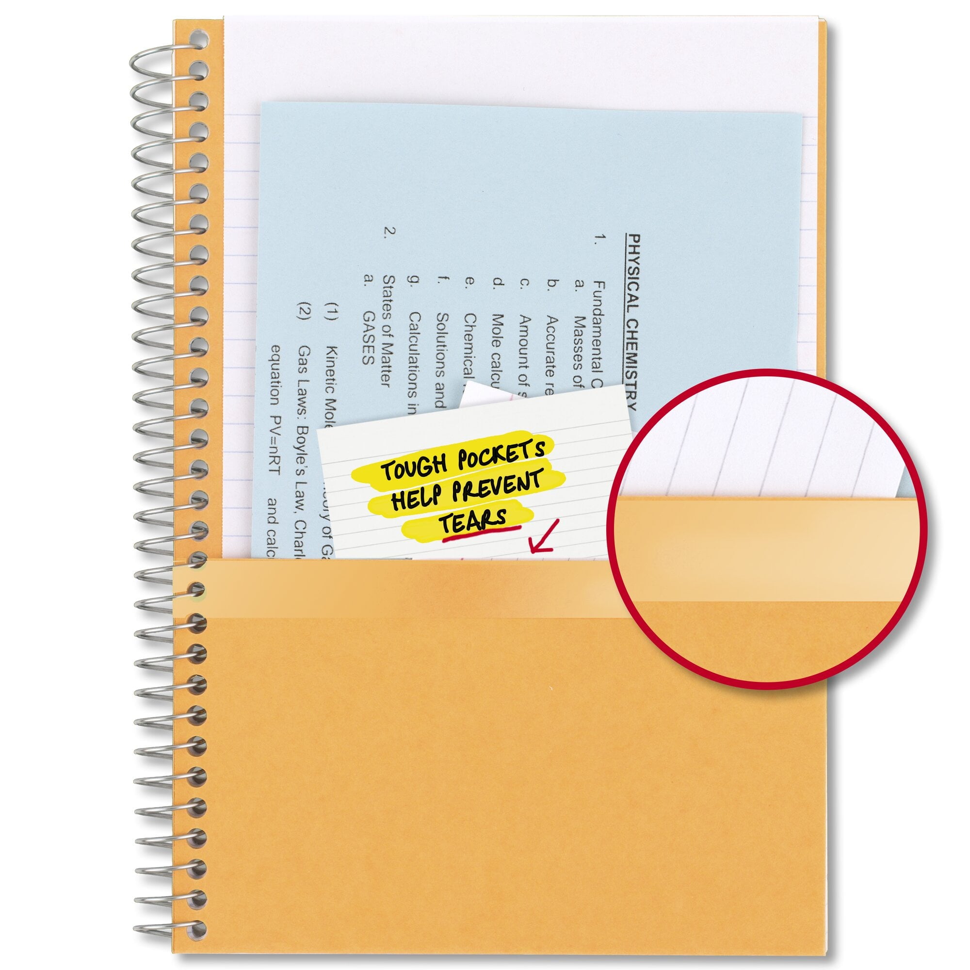 Notebook 2 Subject College Ruled 6 x 9 12 Tidewater Blue - Image 2
